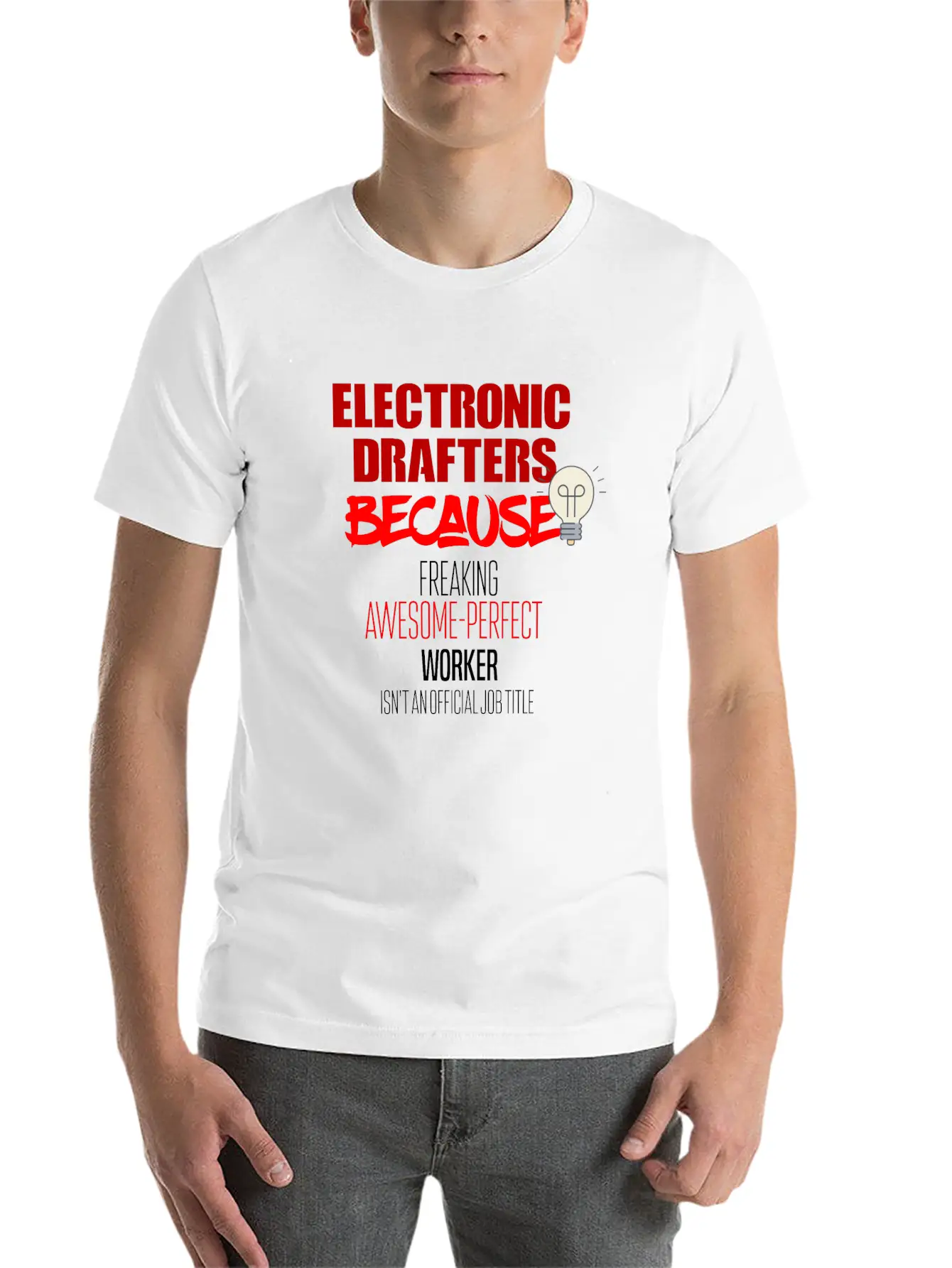 Electronic Drafters Unisex Casual T-Shirt – Clean Design For Daily Comfort