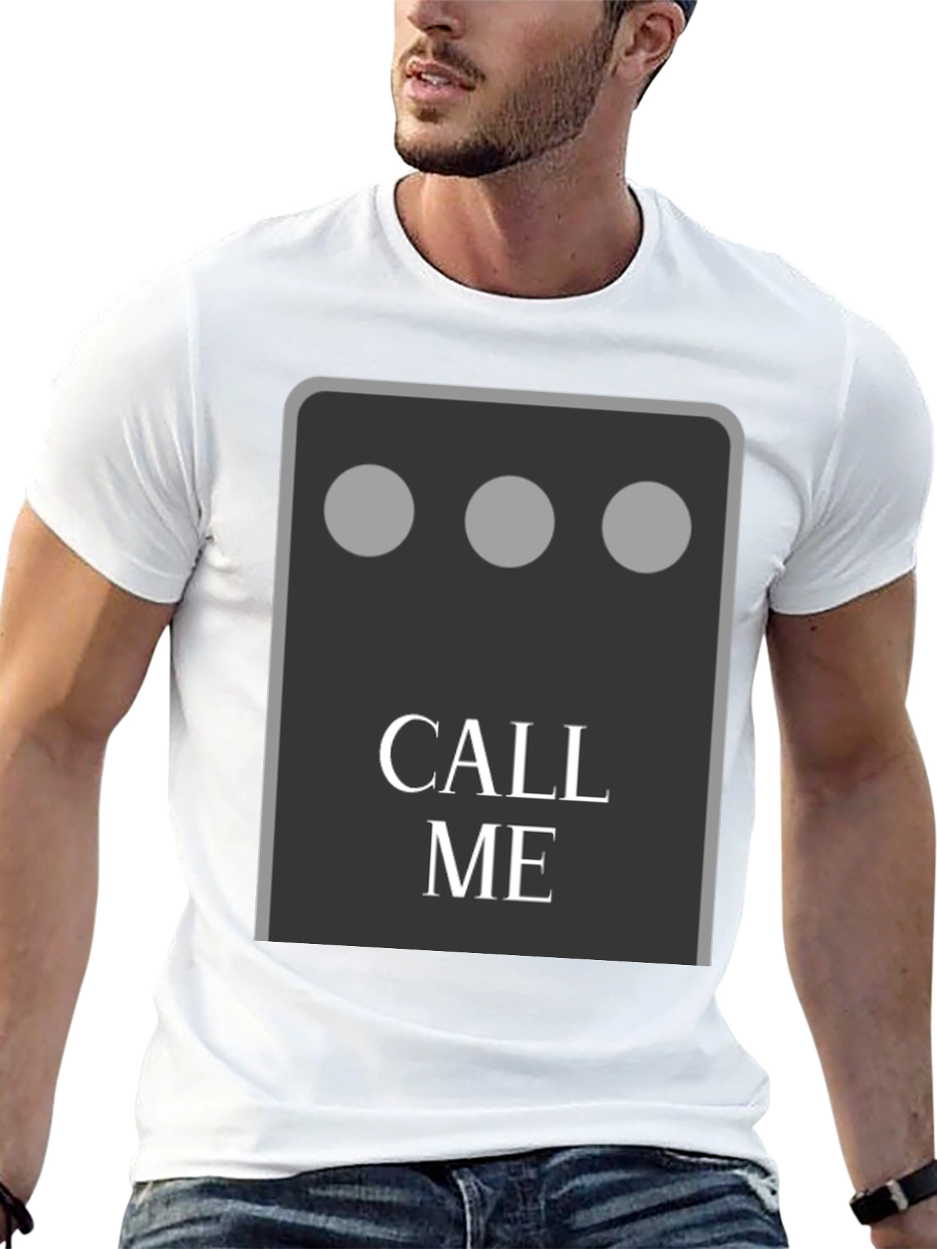 Call Me Graphic Tee - Fun & Unique Design
