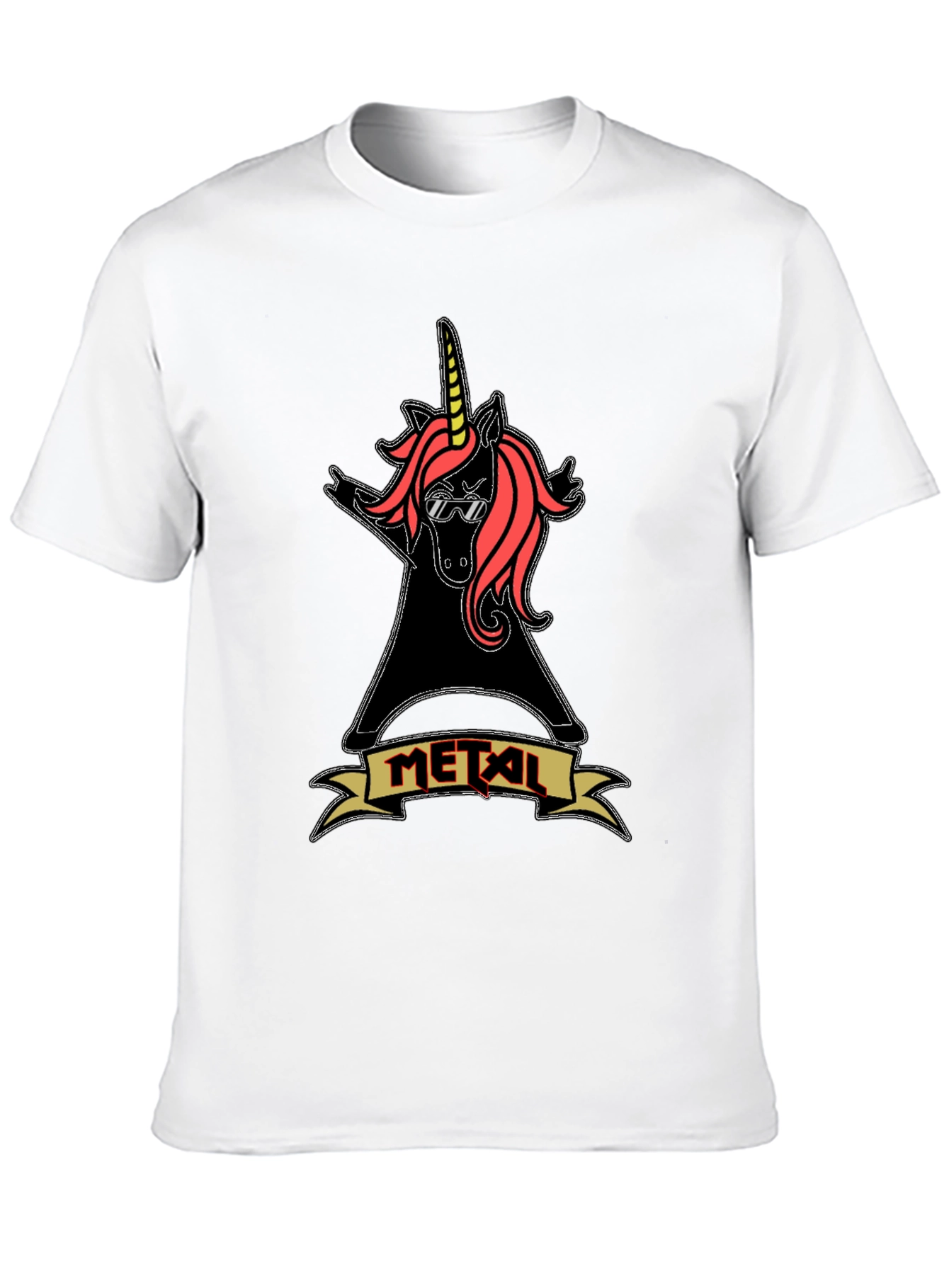 Metal Unicorn T-Shirt Rock Music