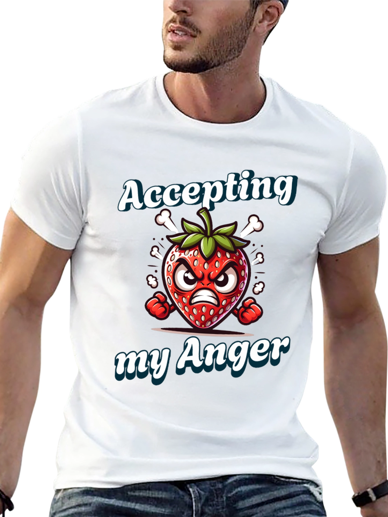 Accepting My Anger Strawberry T-Shirt
