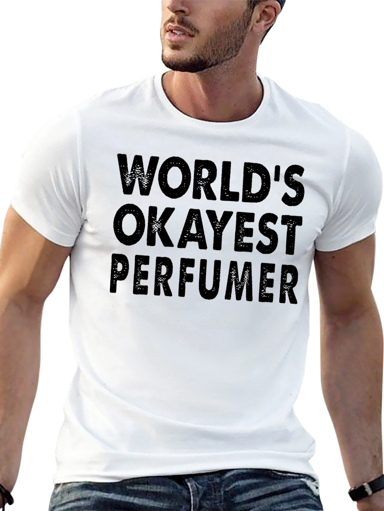 Worlds Okayest Perfumer Black Graphic T-Shirt