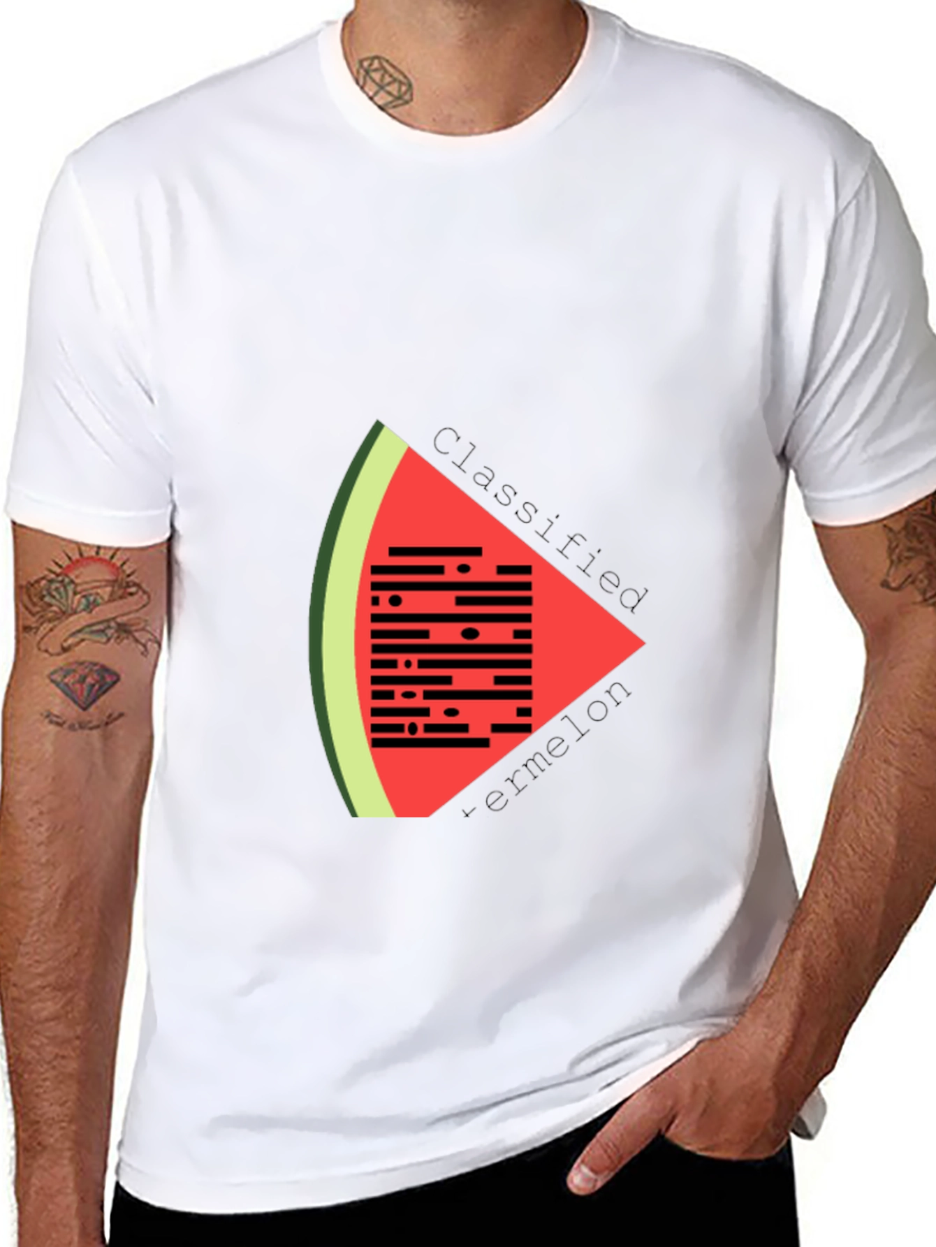 Classified Fermelon T-Shirt - Funny Watermelon Tee