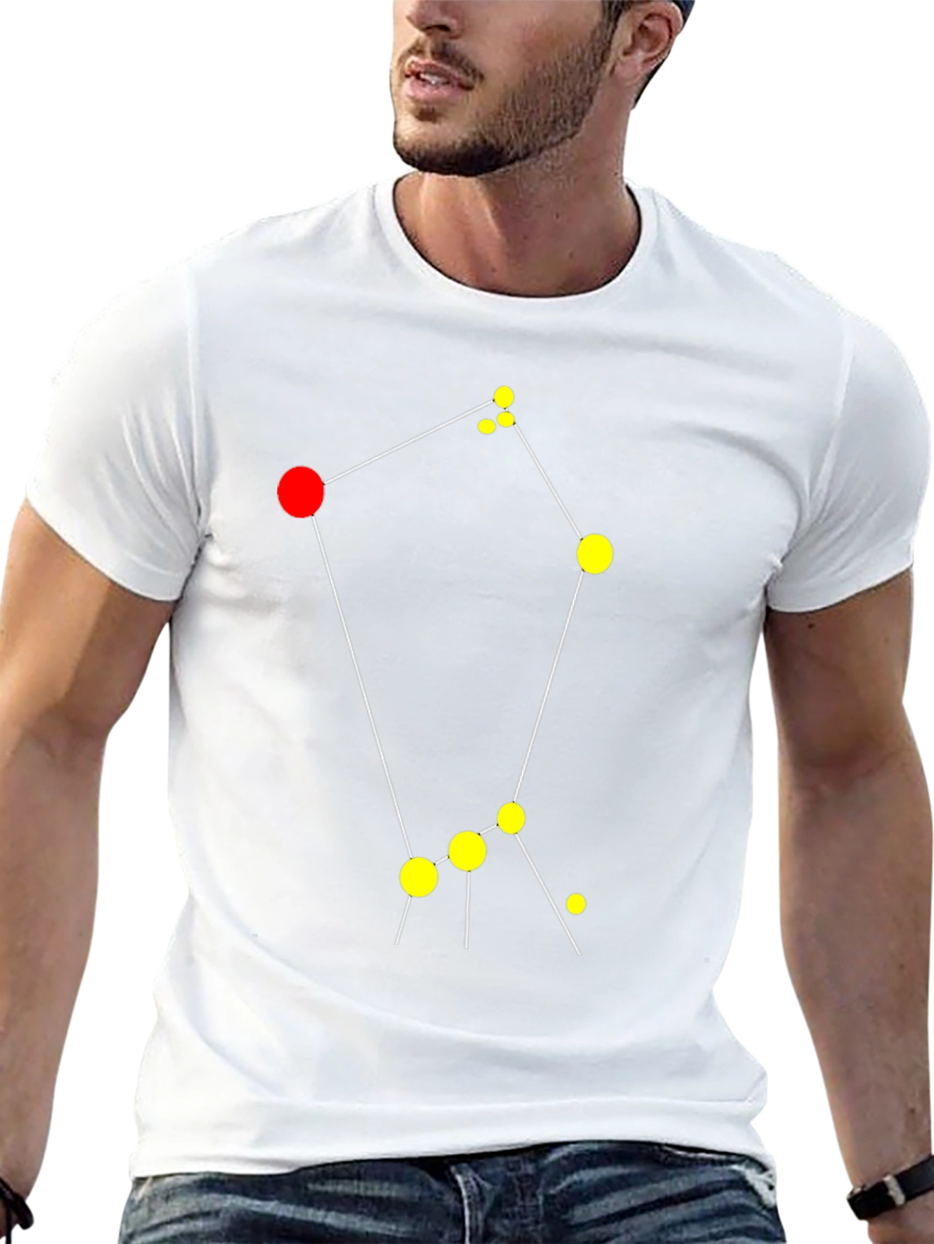 Orion Constellation Graphic Tee - Black