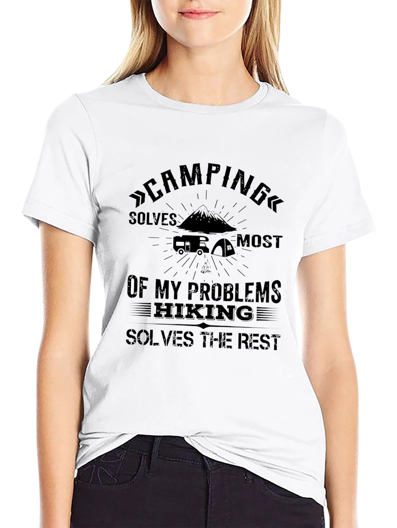 Camping & Hiking Solve My Problems T-Shirt