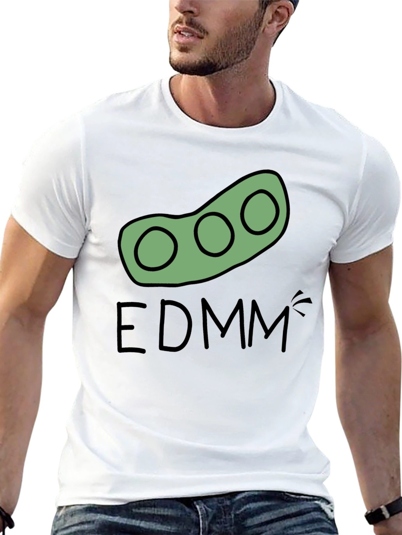 EDMM Edamame T-Shirt - Black Cotton Tee