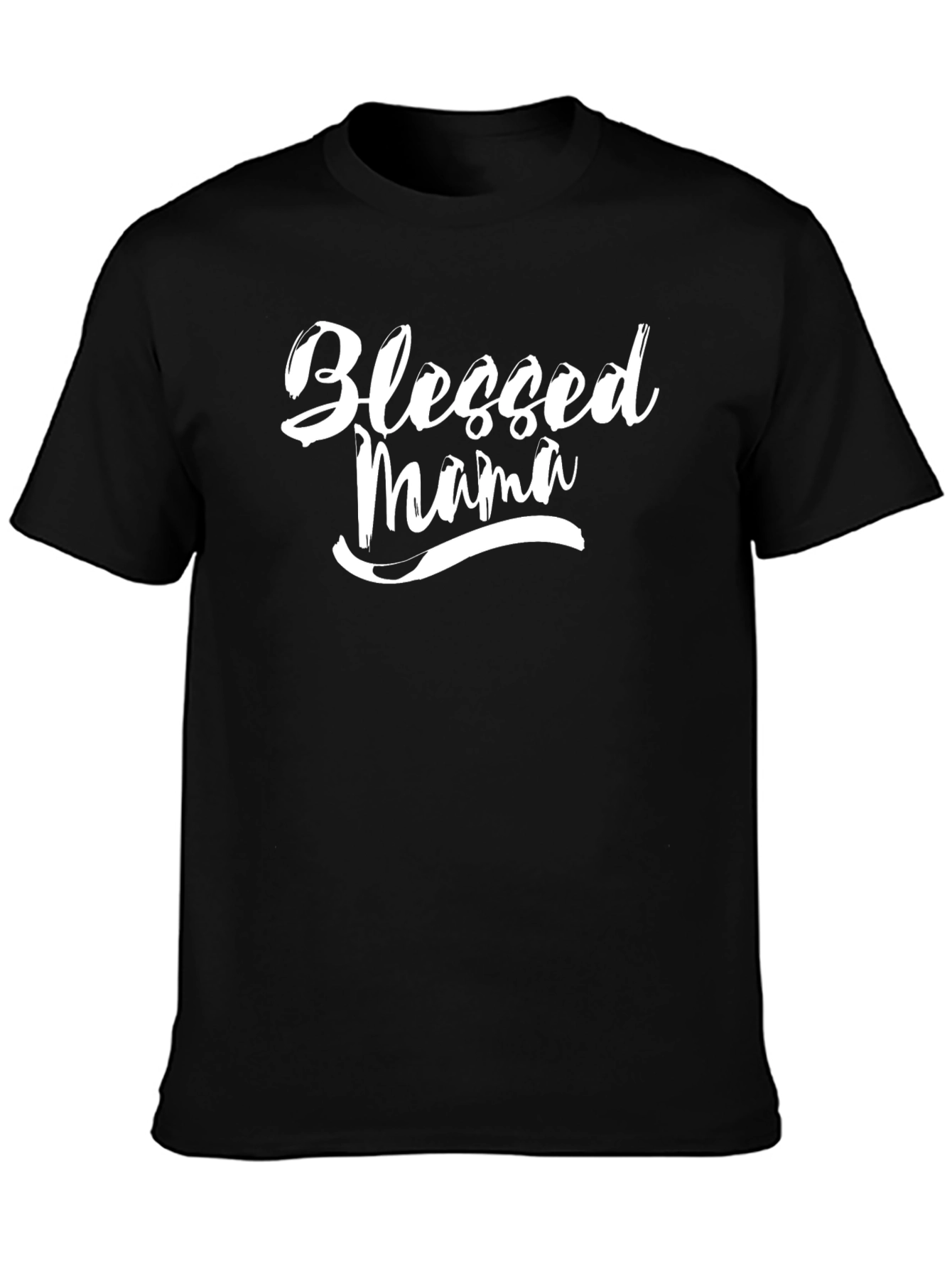 Blessed Mama Black T-Shirt