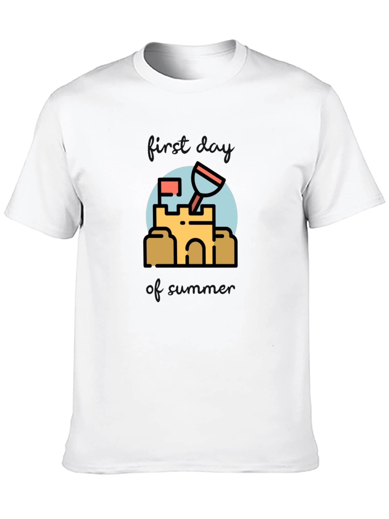 Sandcastle T-Shirt - Beach Fun Design