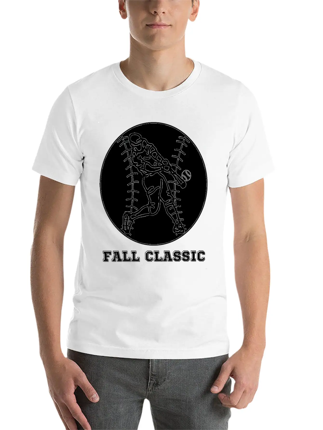 FALL CLASSIC, I LOVE BASEBAL. Unisex Casual T-Shirt – Clean Design For Daily Comfort