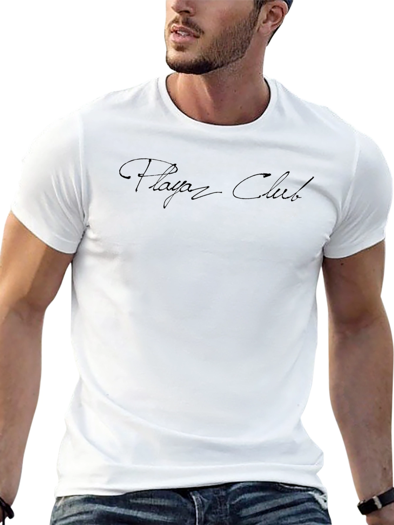 Playaz Club Black T-Shirt - Casual Style