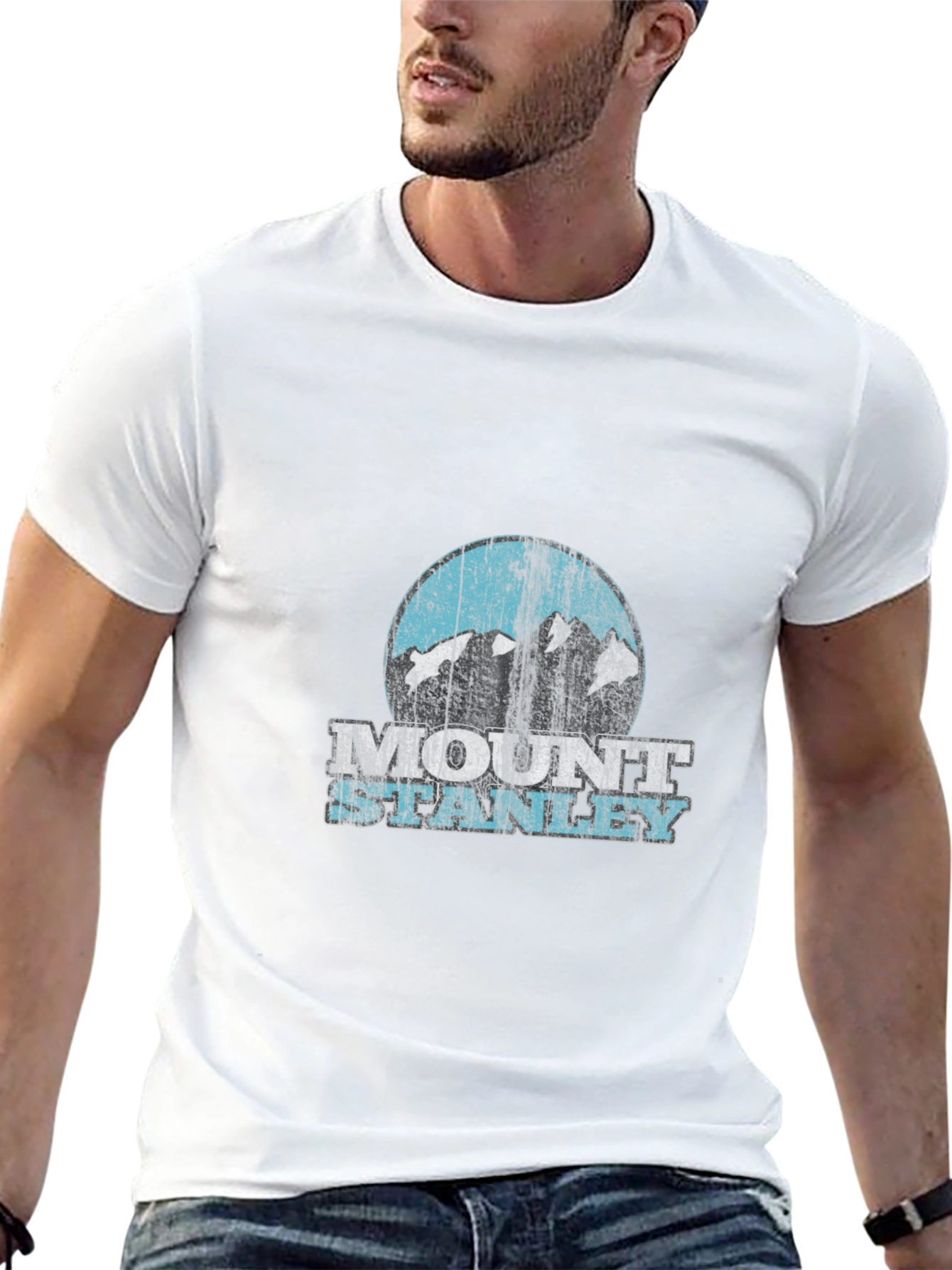 Mount Stanley Distressed Graphic T-Shirt