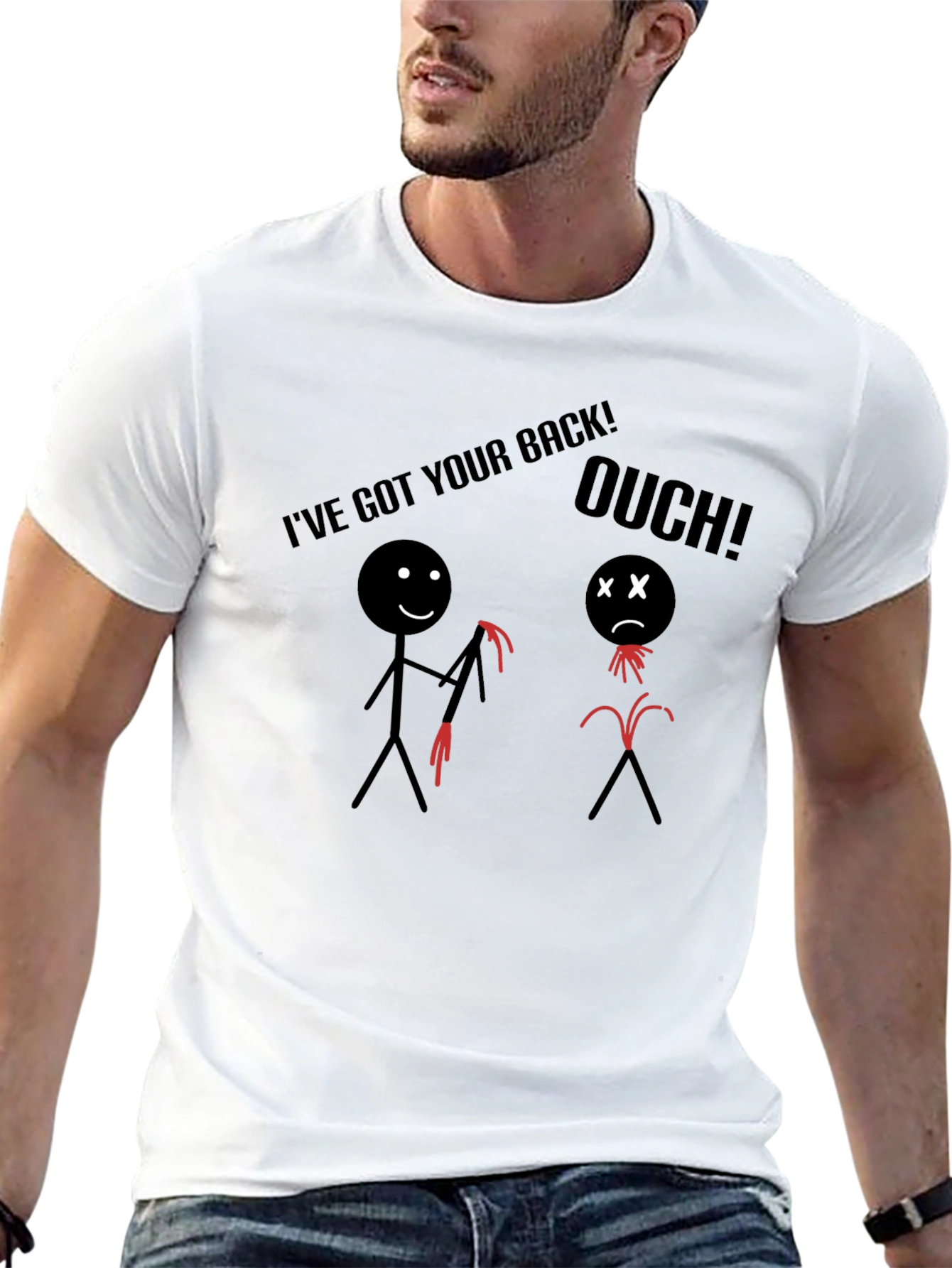 Ive Got Your Back Humor Graphic T-Shirt