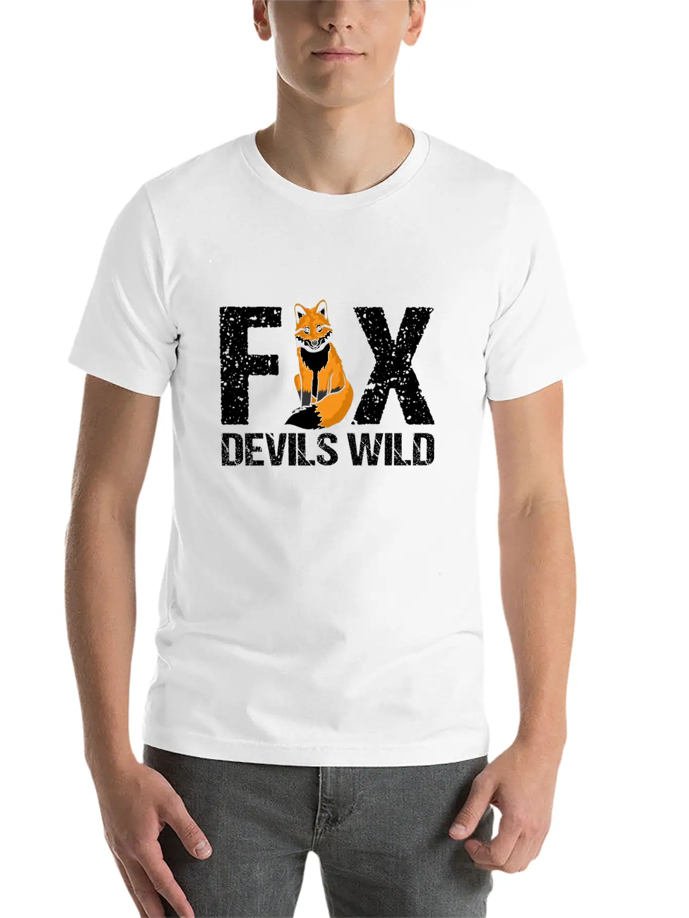 Fox Foxes Funny Animal Gift Gift Idea Unisex Casual T-Shirt – Clean Design For Daily Comfort