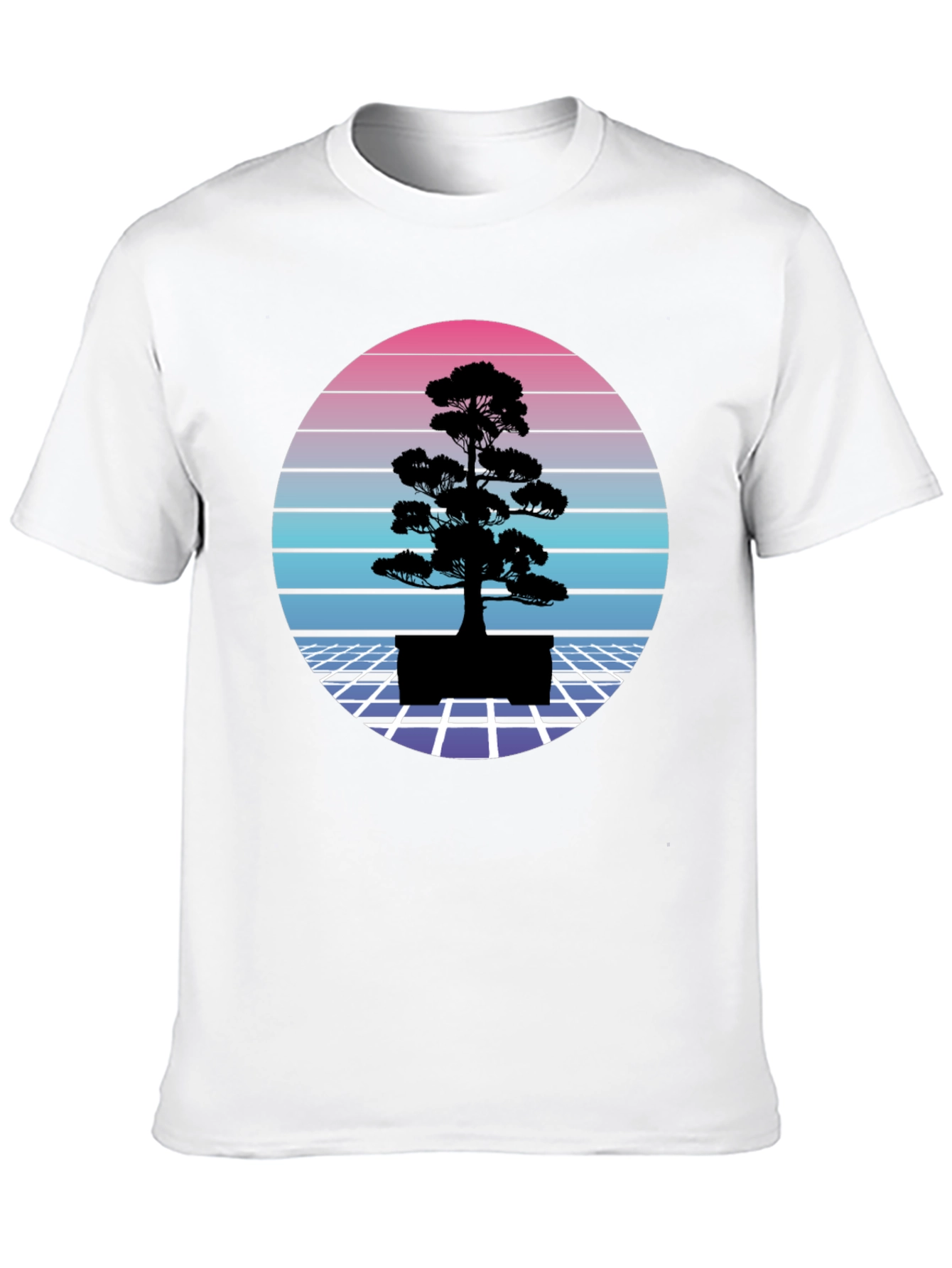 Retro Bonsai T-Shirt - Vaporwave Style