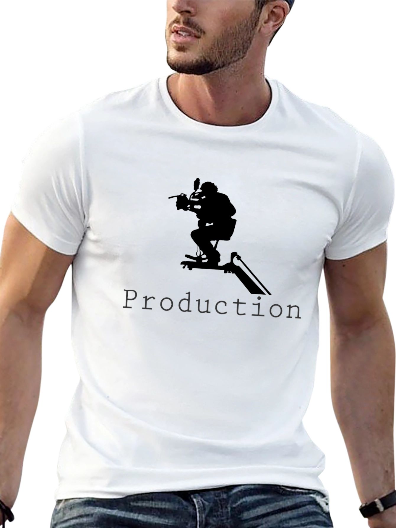Film Production Crew Black T-Shirt