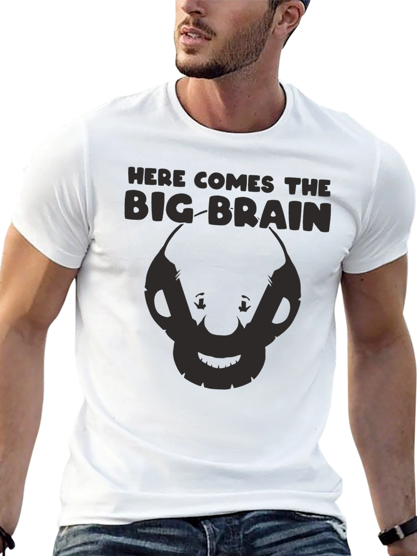 Big Brain Graphic T-Shirt - Funny Nerdy Tee