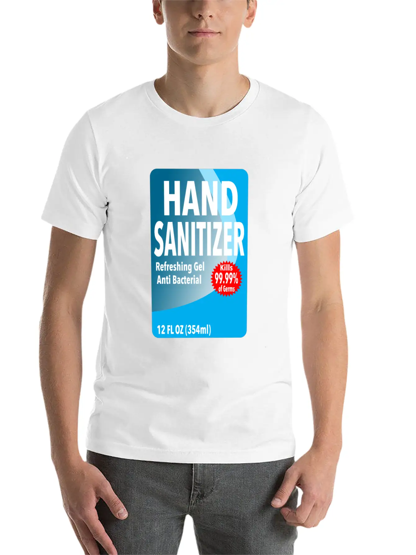 Funny Hand Sanitizer - Simple DIY Halloween Unisex Casual T-Shirt – Clean Design For Daily Comfort