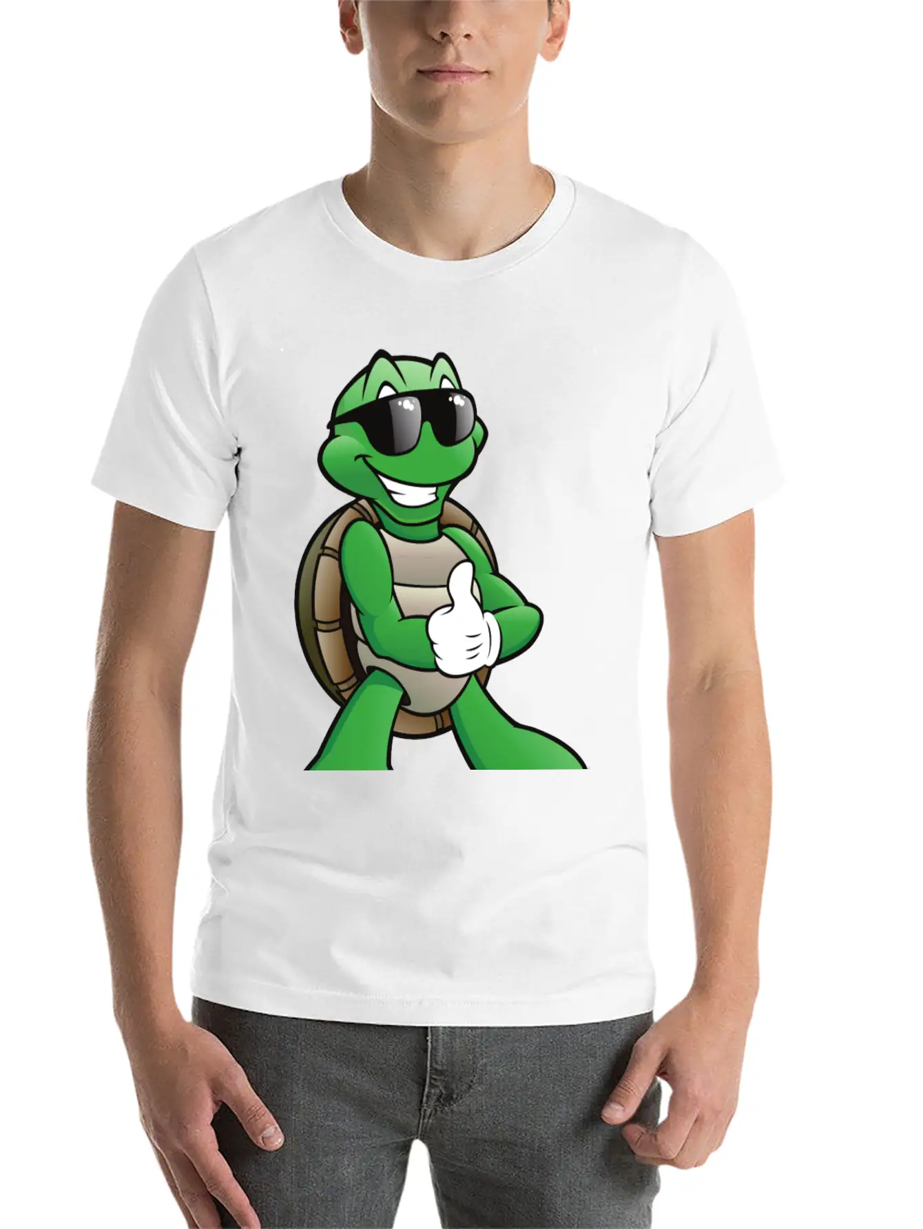 Funny Turtle Unisex Casual T-Shirt – Clean Design For Daily Comfort
