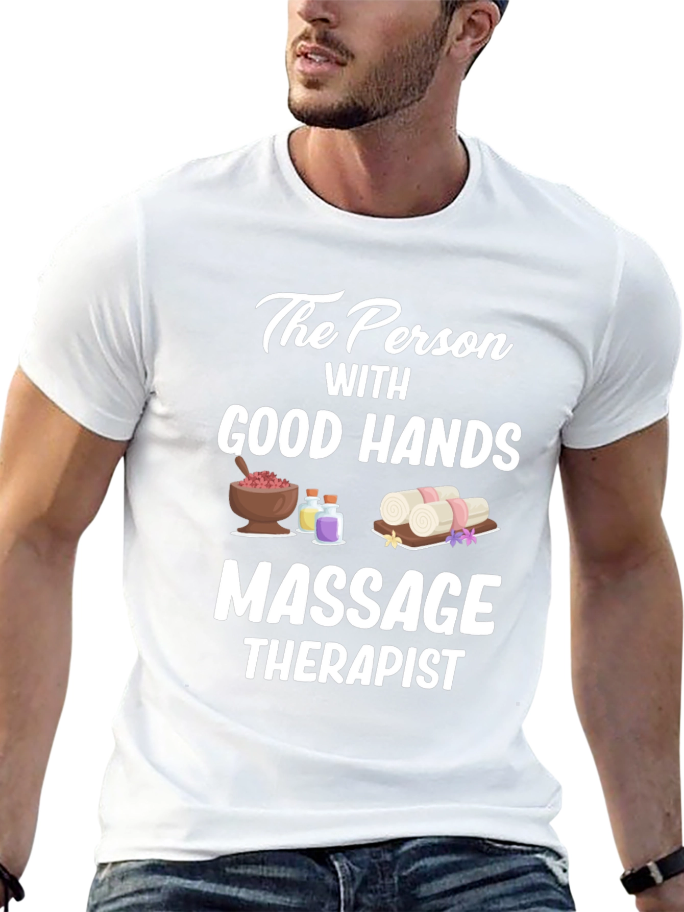 Massage Therapist T-Shirt - Good Hands Gift
