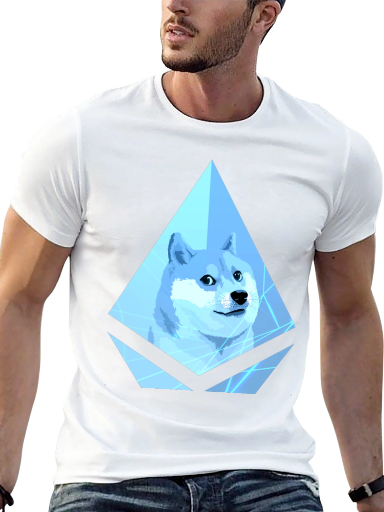 Doge Crypto Black T-Shirt