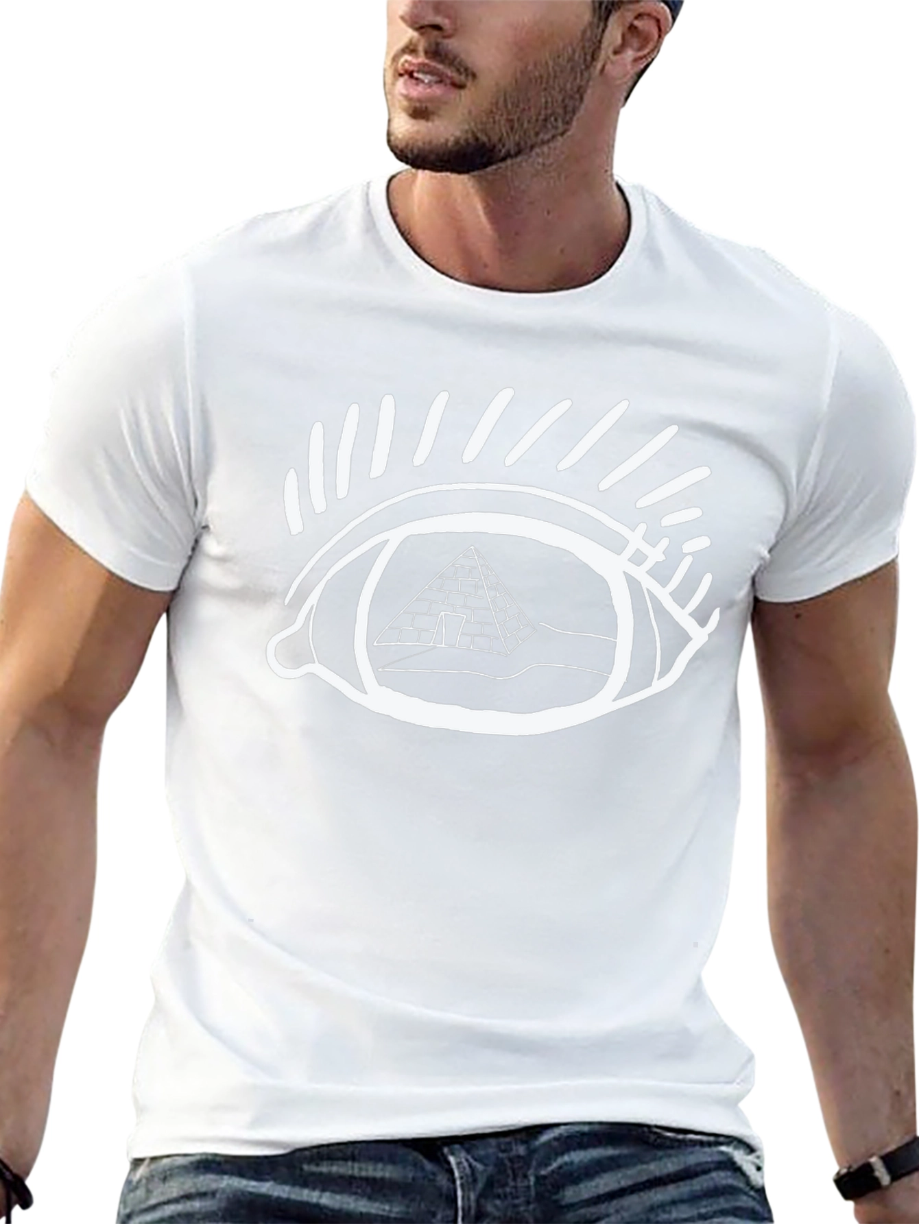 Eye of Pyramid Graphic T-Shirt - Black