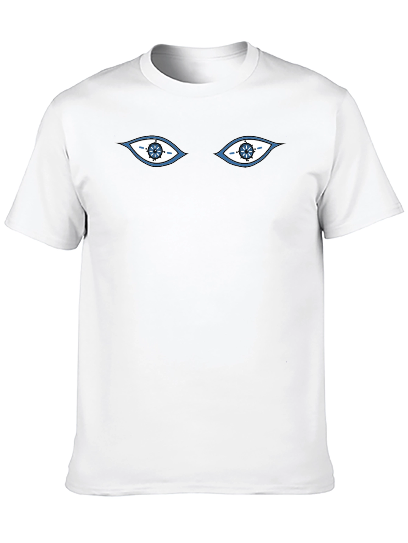 Mystic Eyes Graphic Tee - Black Cotton T-Shirt