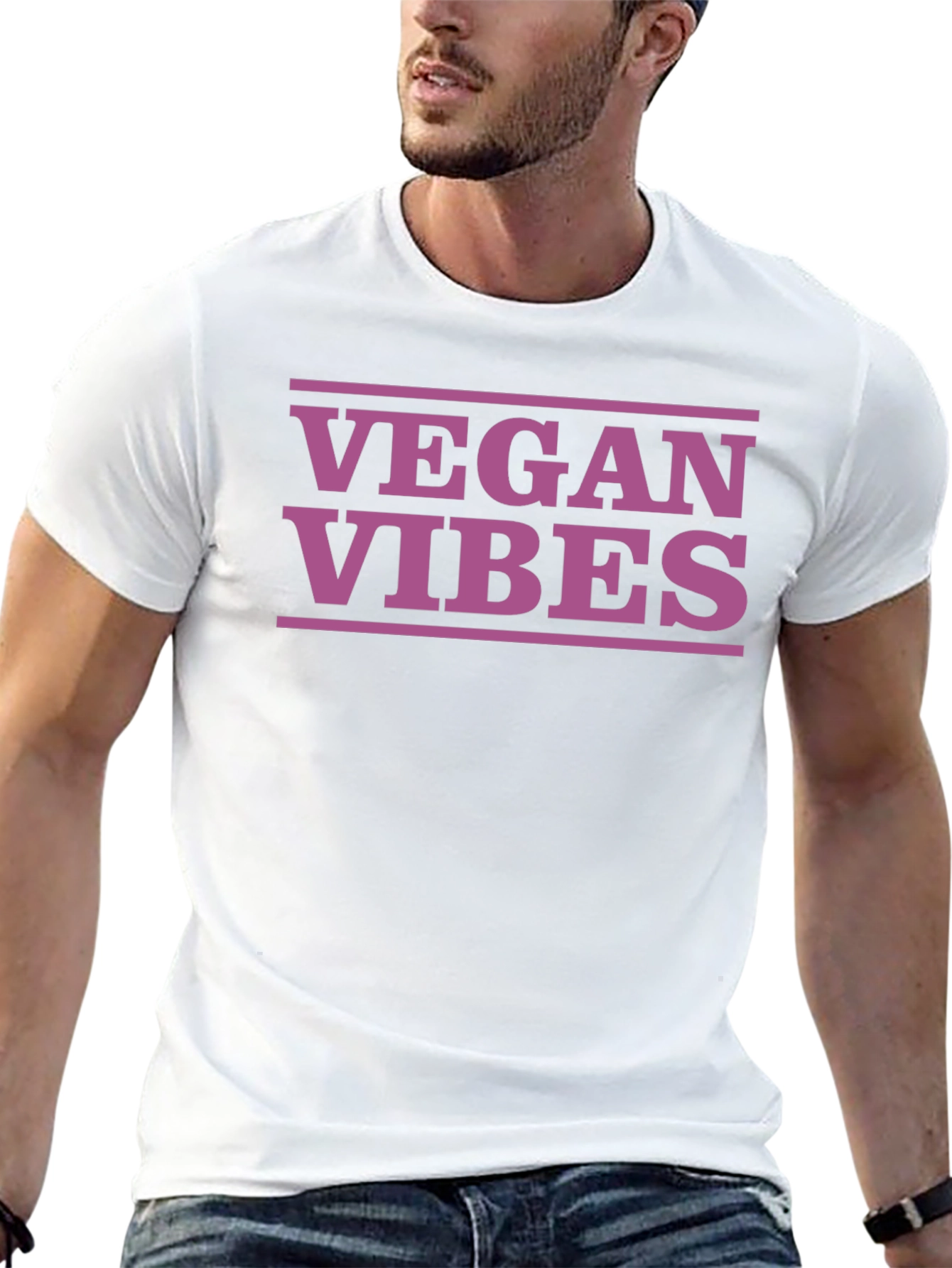 Vegan Vibes Graphic T-Shirt - Trendy & Comfortable