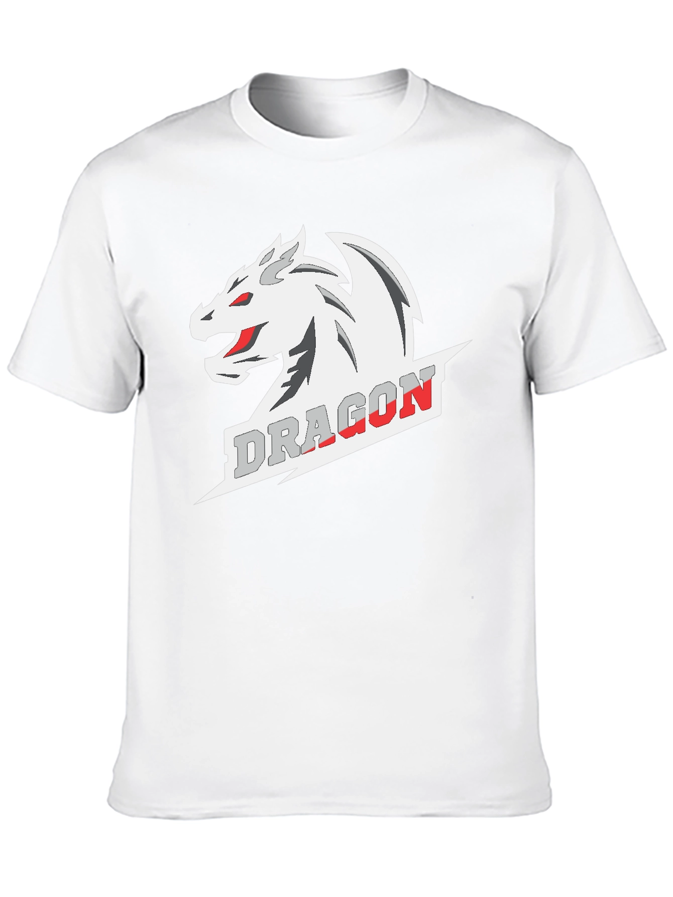 Dragon Graphic Tee - Stylish Black Cotton T-Shirt