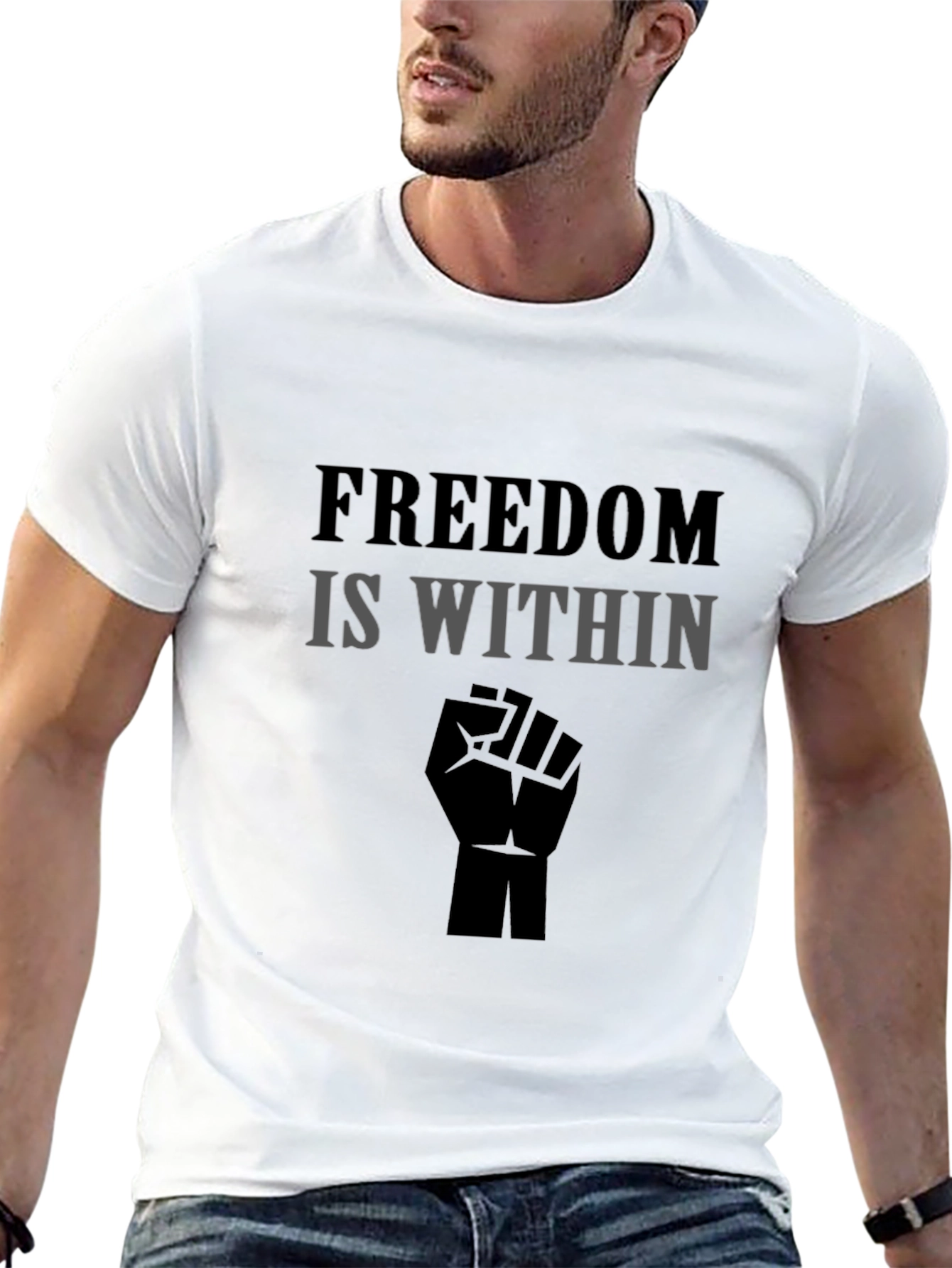 Freedom Within Black T-Shirt