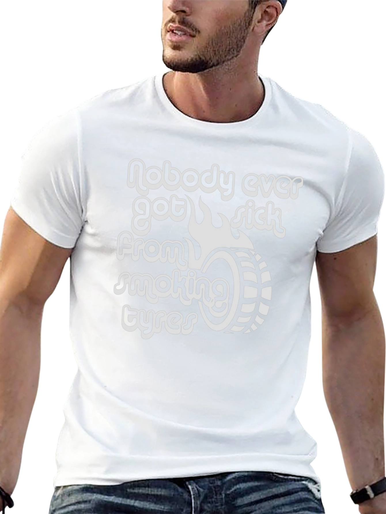 Smoking Tyres T-Shirt - Car Enthusiast Tee