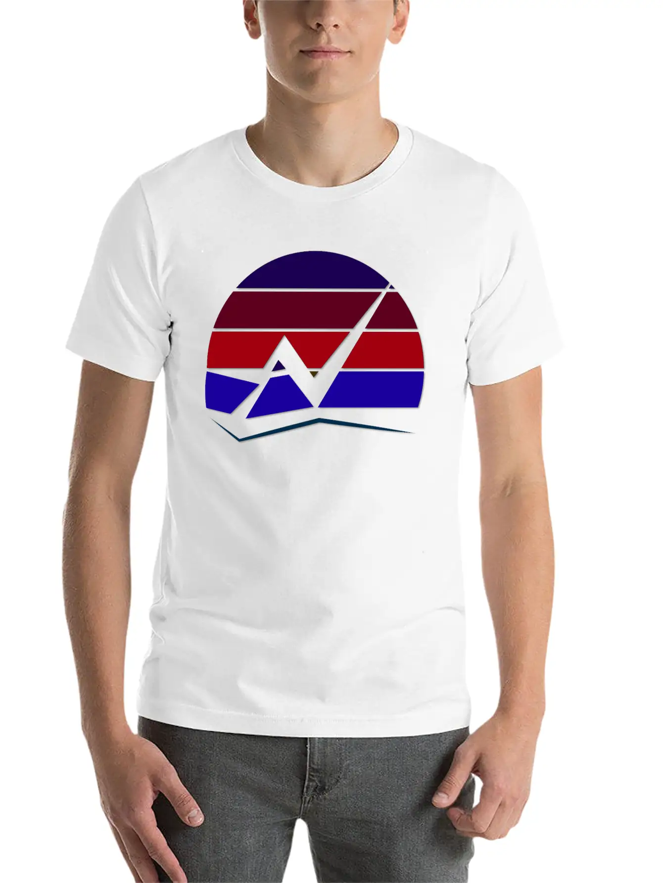 Geometric Inspiration Unisex Casual T-Shirt – Clean Design For Daily Comfort