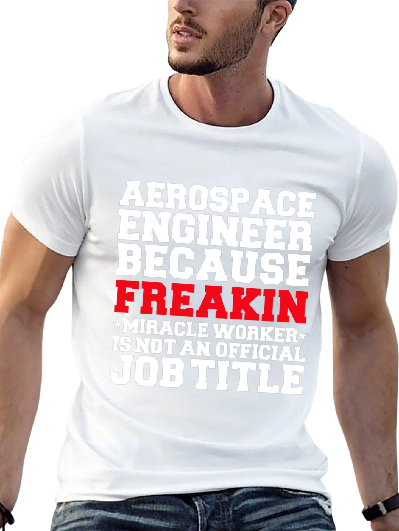 Aerospace Engineer Funny Job Title T-Shirt
