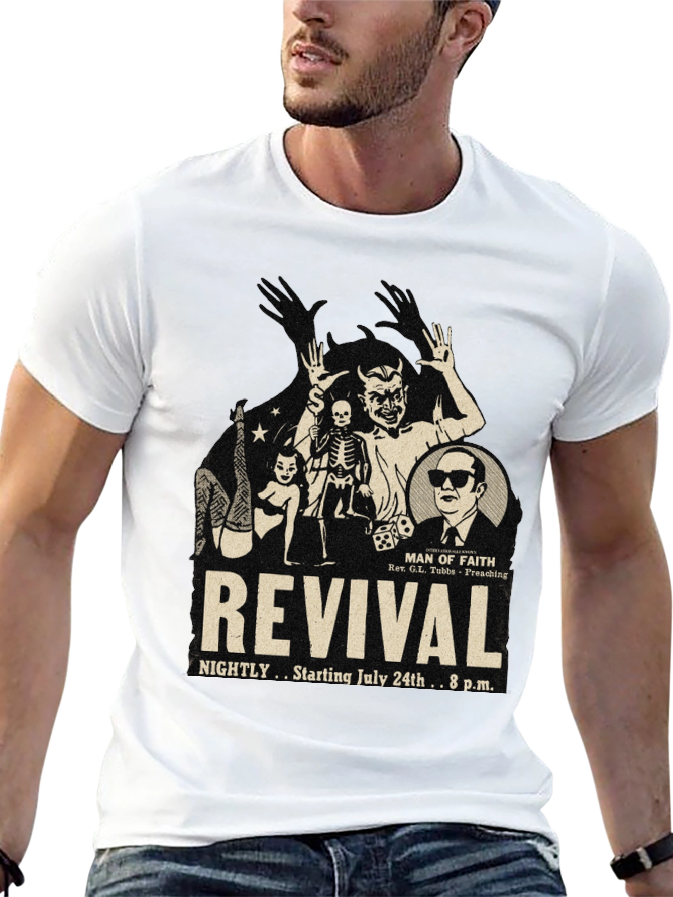 Revival Graphic Print T-Shirt