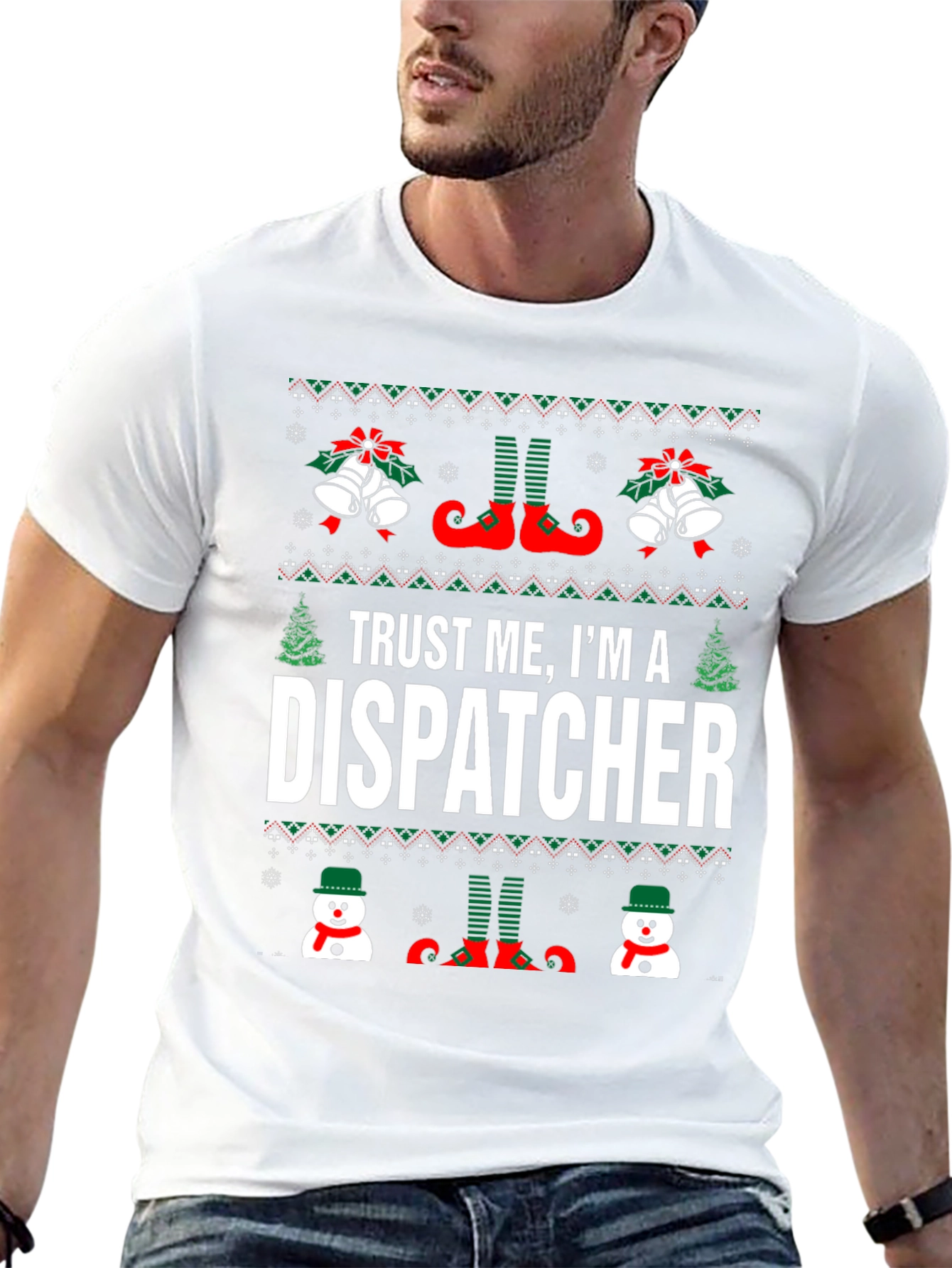 Trust Me Im A Dispatcher Christmas T-Shirt