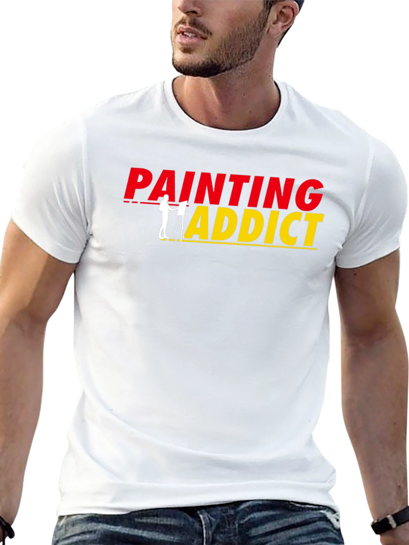Painting Addict Graphic Tee - Artist T-Shirt
