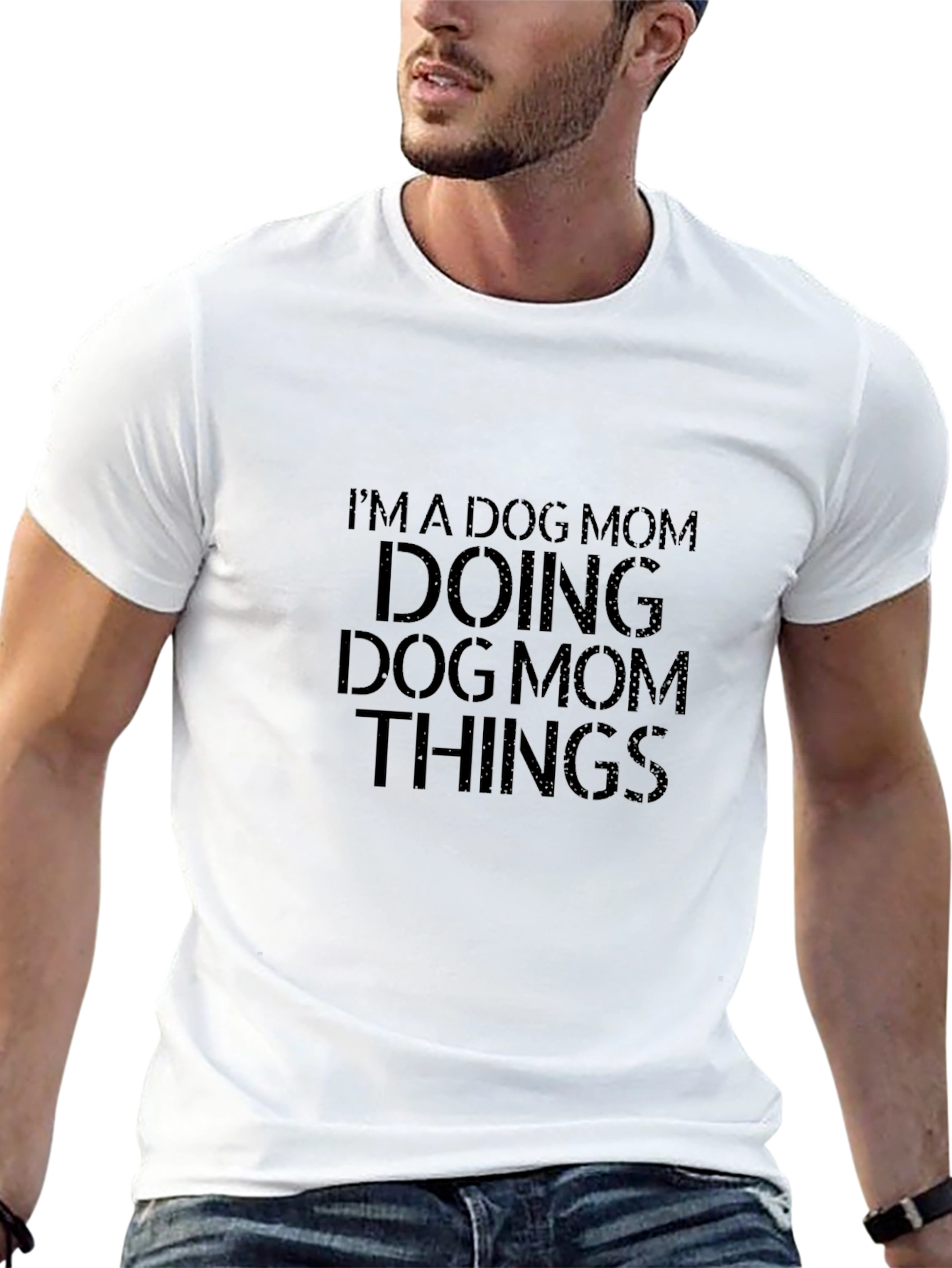 Dog Mom Graphic T-Shirt - Soft Cotton Tee