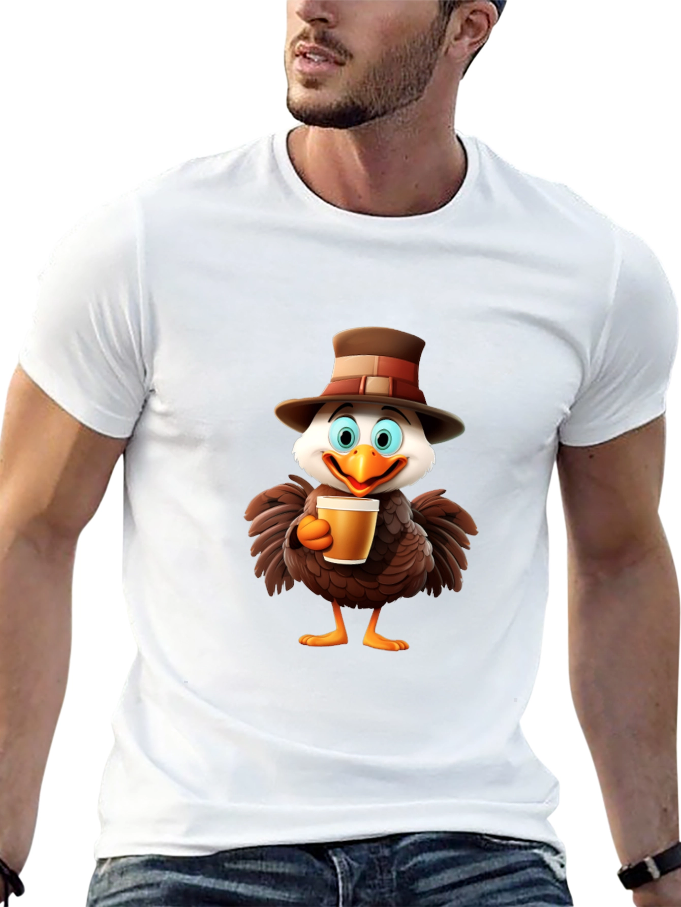 Thanksgiving Turkey Beer T-Shirt