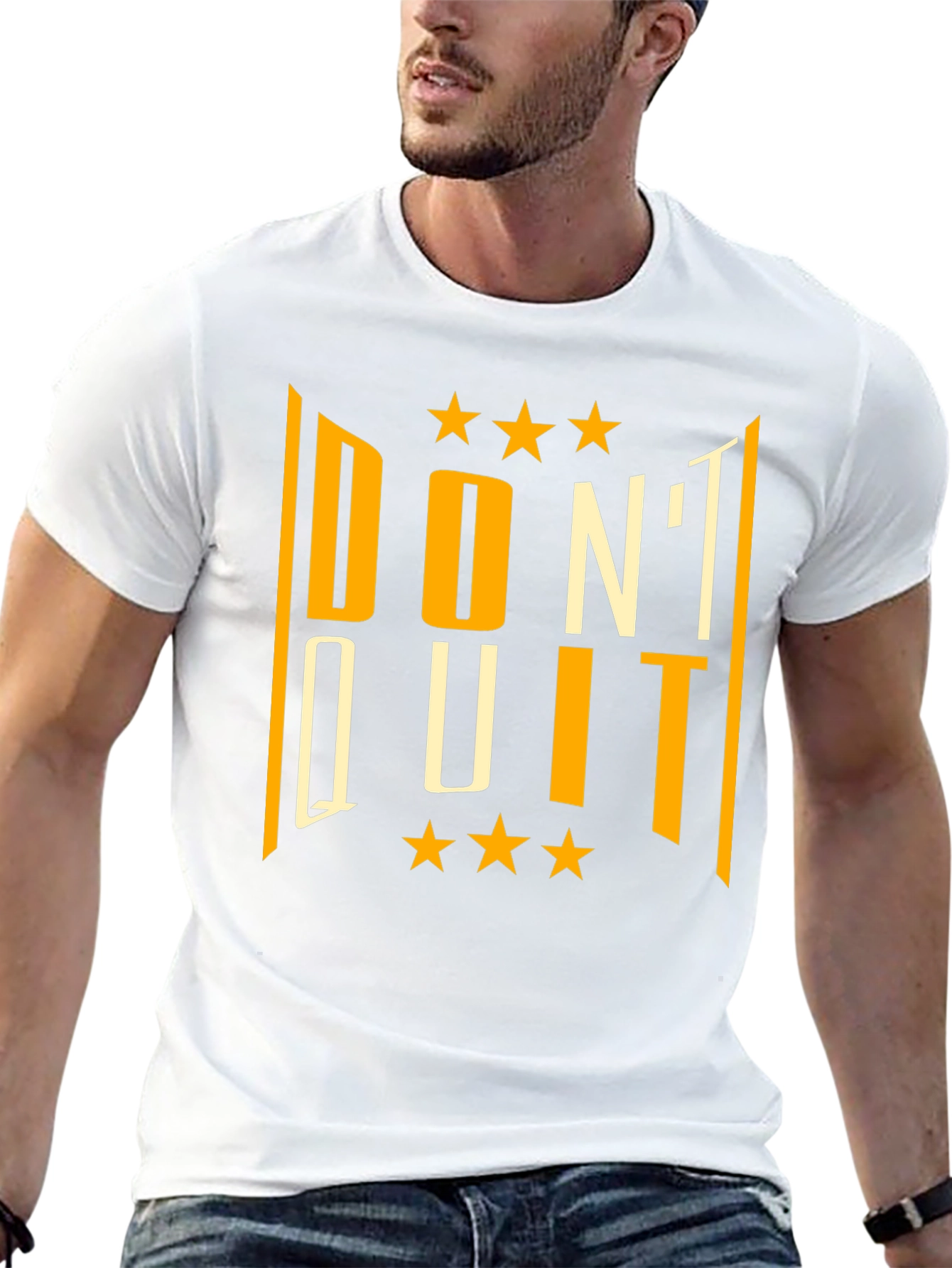 Dont Quit Black Graphic T-Shirt