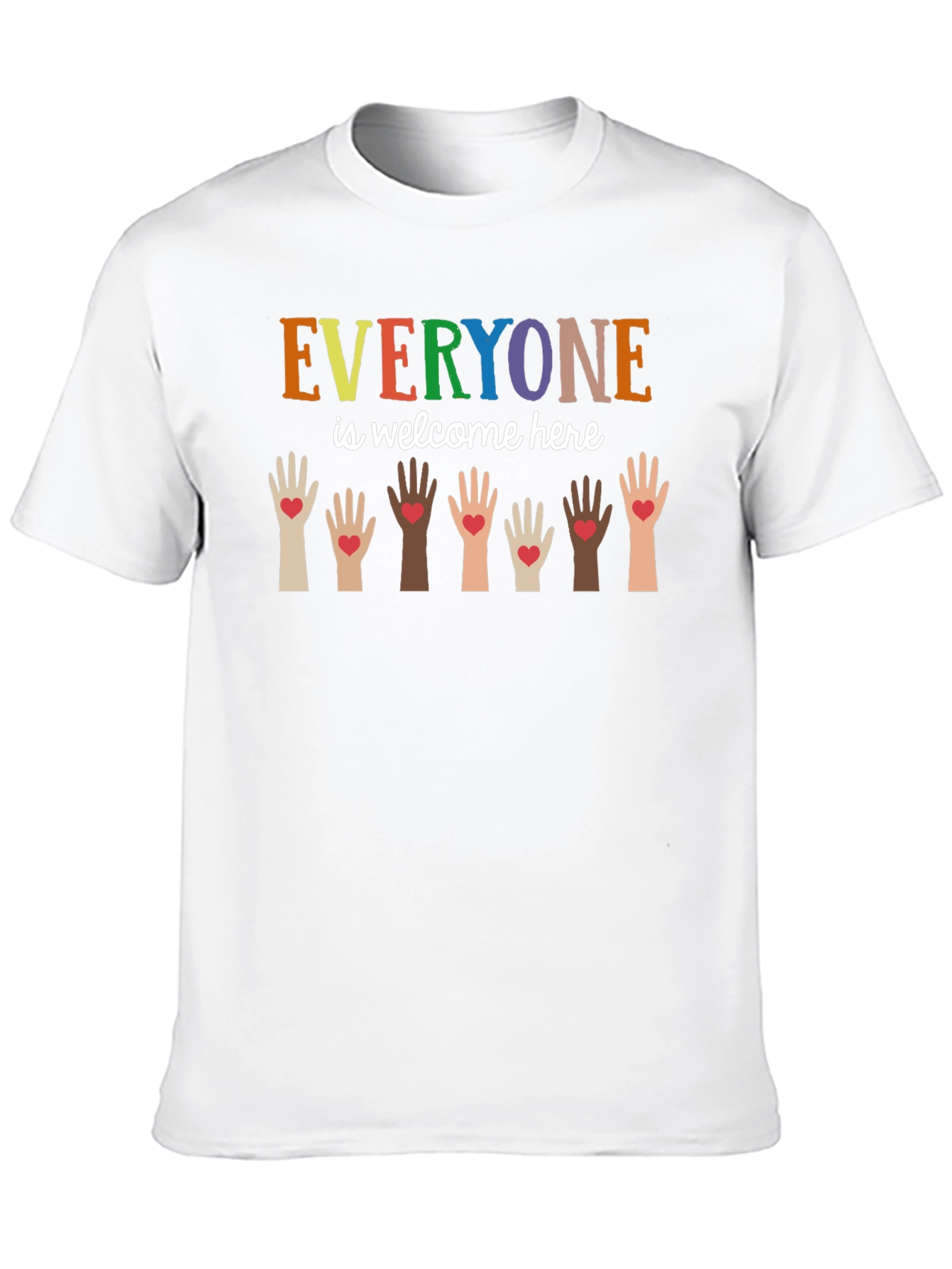 Everyone is Welcome Here Graphic Tee