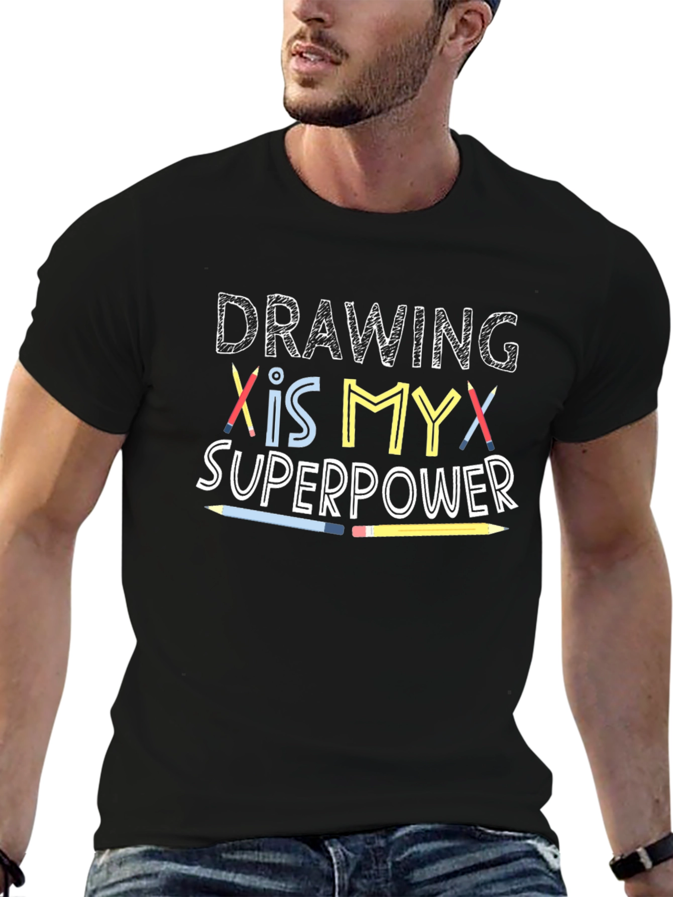 Drawing is My Superpower Graphic Tee