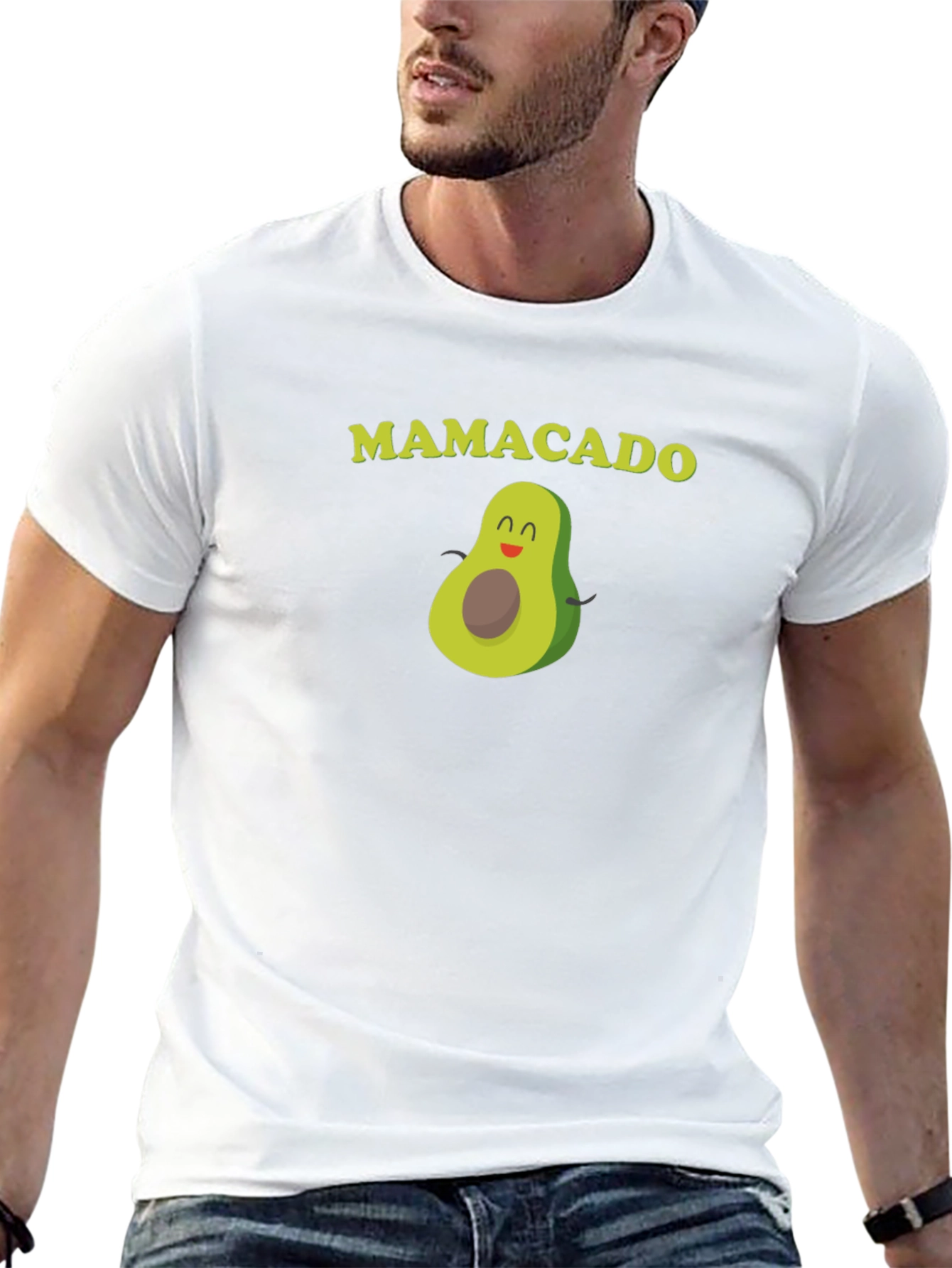 Mamacado Avocado Graphic T-Shirt - Black
