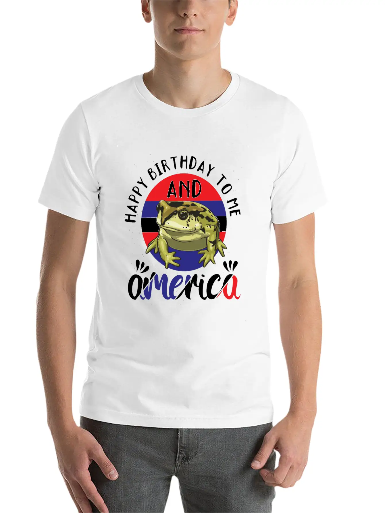 Happy Birthday To Me America Unisex Casual T-Shirt – Clean Design For Daily Comfort