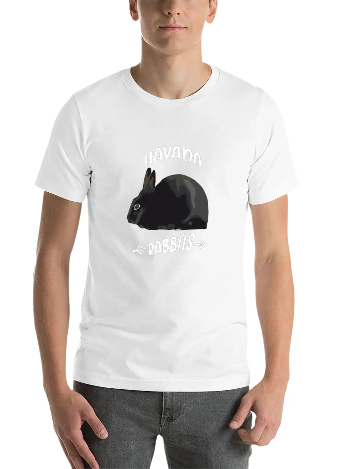 Havana Rabbits Unisex Casual T-Shirt – Clean Design For Daily Comfort