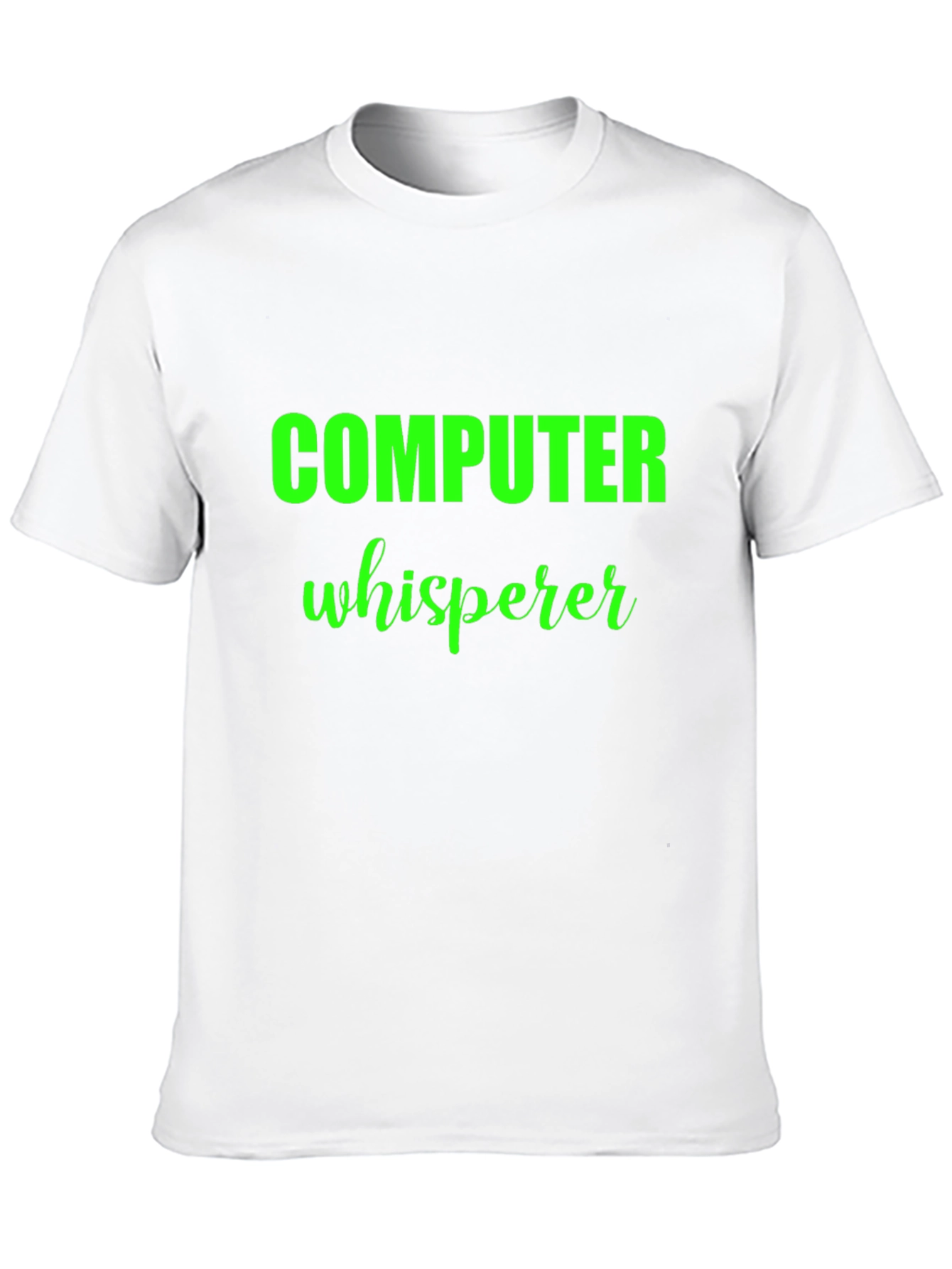 Computer Whisperer Black T-Shirt