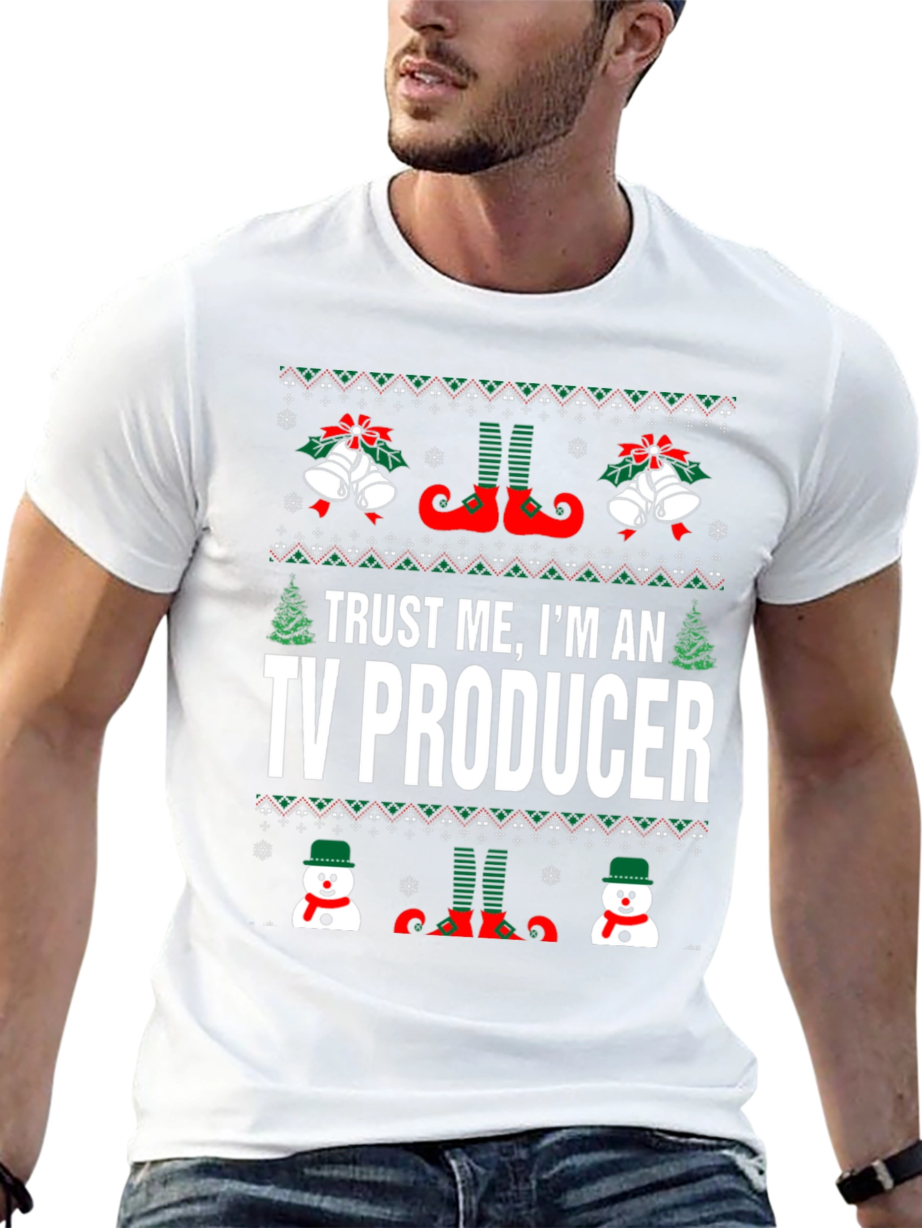Trust Me Im An TV Producer Christmas T-Shirt