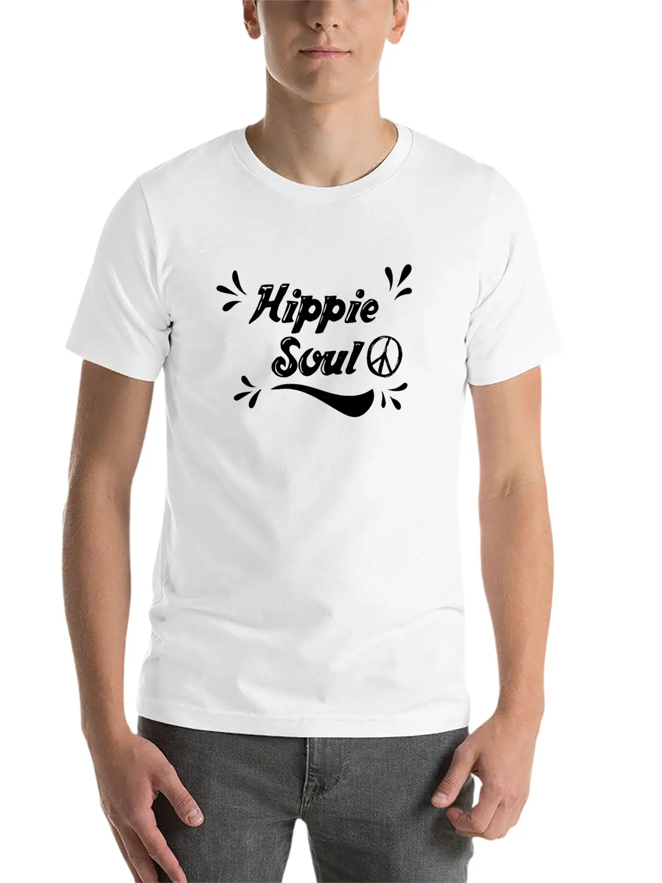 Hippie Soul Unisex Casual T-Shirt – Clean Design For Daily Comfort