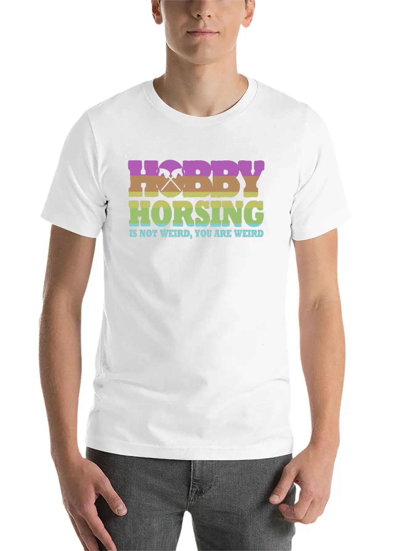 Hobby Horsing With Hobby Horse Unisex Casual T-Shirt – Clean Design For Daily Comfort
