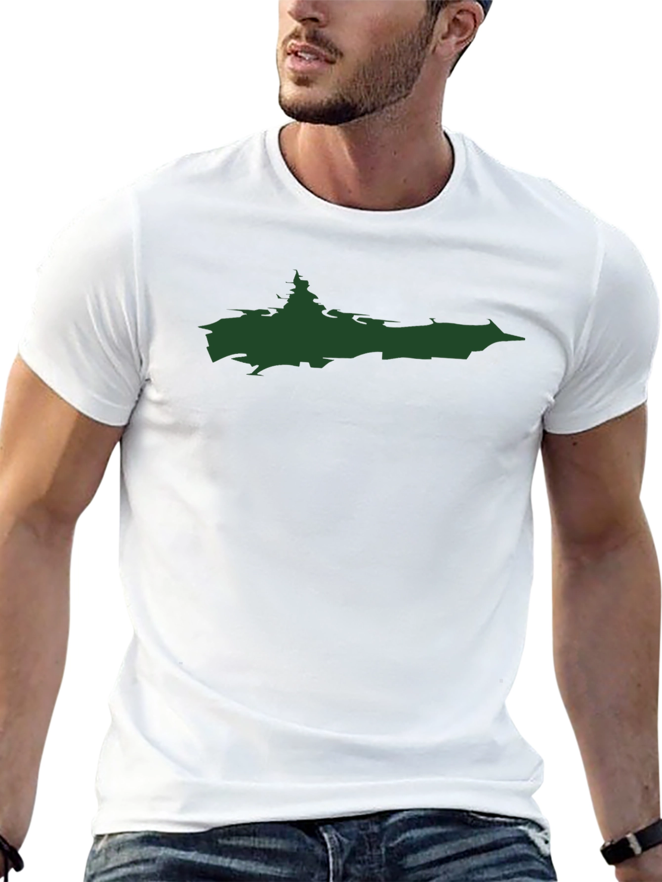 Unique Upper Peninsula Green Graphic Tee