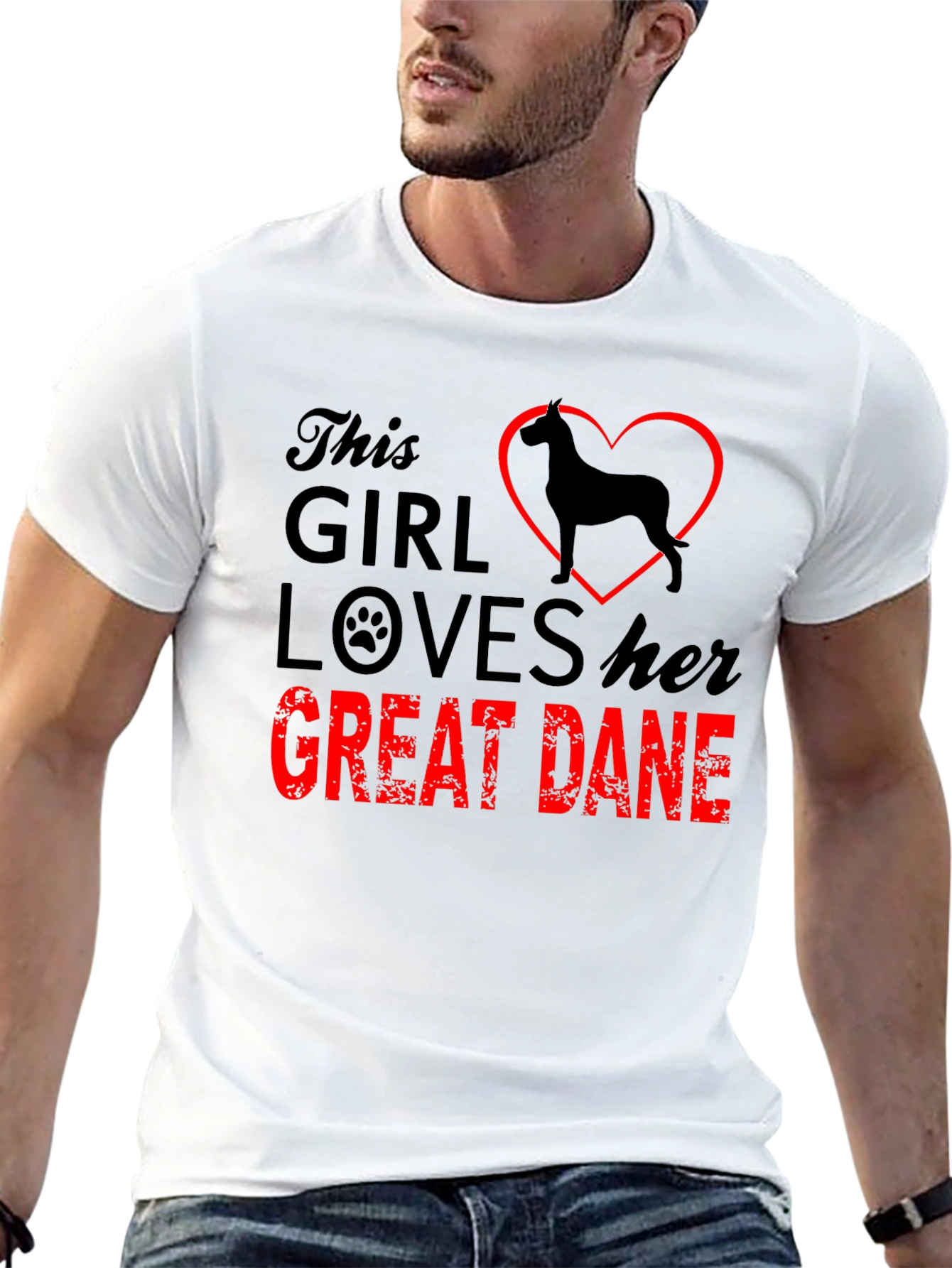 This Girl Loves Her Great Dane T-Shirt
