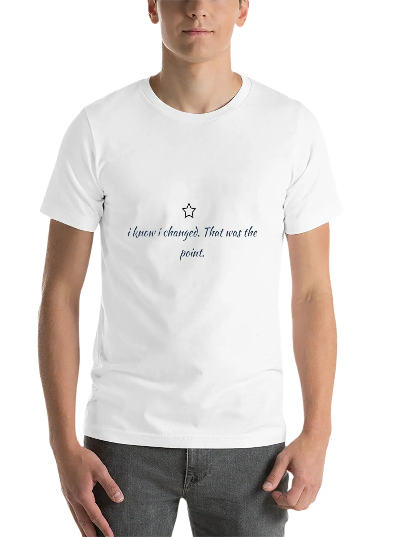 I Know I Changed, That Was The Point Unisex Casual T-Shirt – Clean Design For Daily Comfort