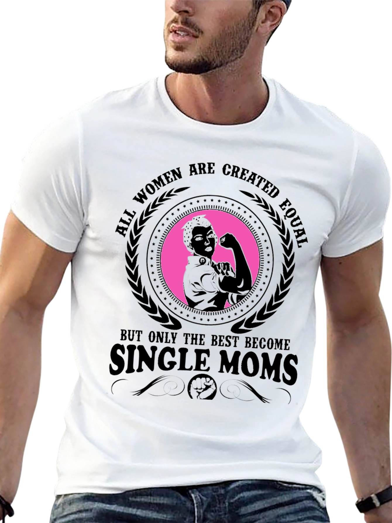 Empowered Single Mom T-Shirt - Strong Woman Graphic Tee